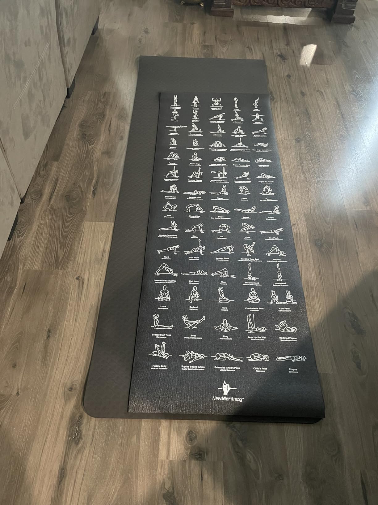 Tatago Extra Thick Yoga Mat Wide & XL - 10mm Extra Large Yoga Mat Thick Extra Wide And Long For Total Joint Cushioning customer photo 2