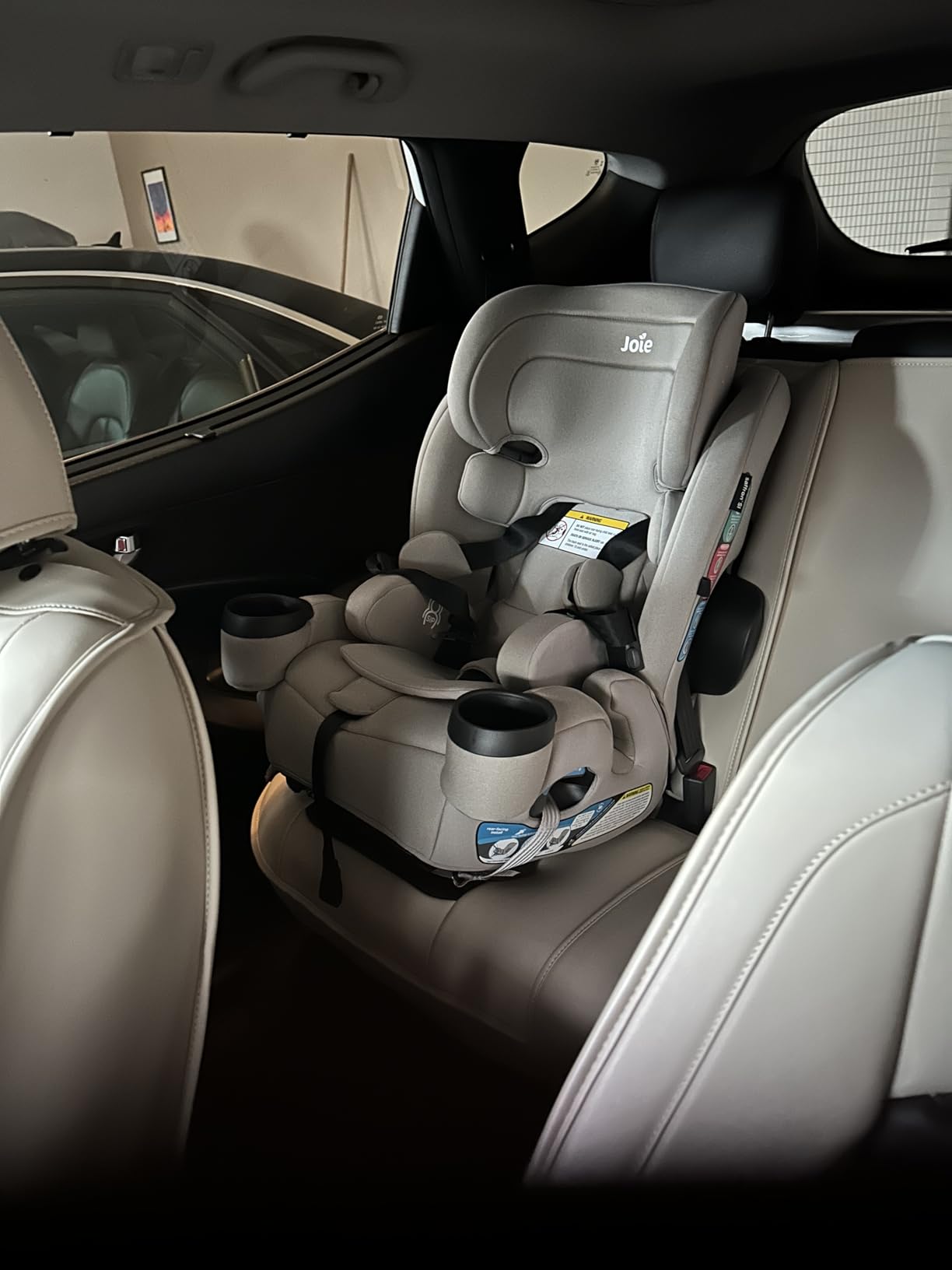 Joie Saffron SI 4-in-1 Car Seat - Car Seat for Infants to Toddlers to Big Kids - 4 Modes, 10-Position No-Rethread Headrest & Harness (Thunder) customer photo 1