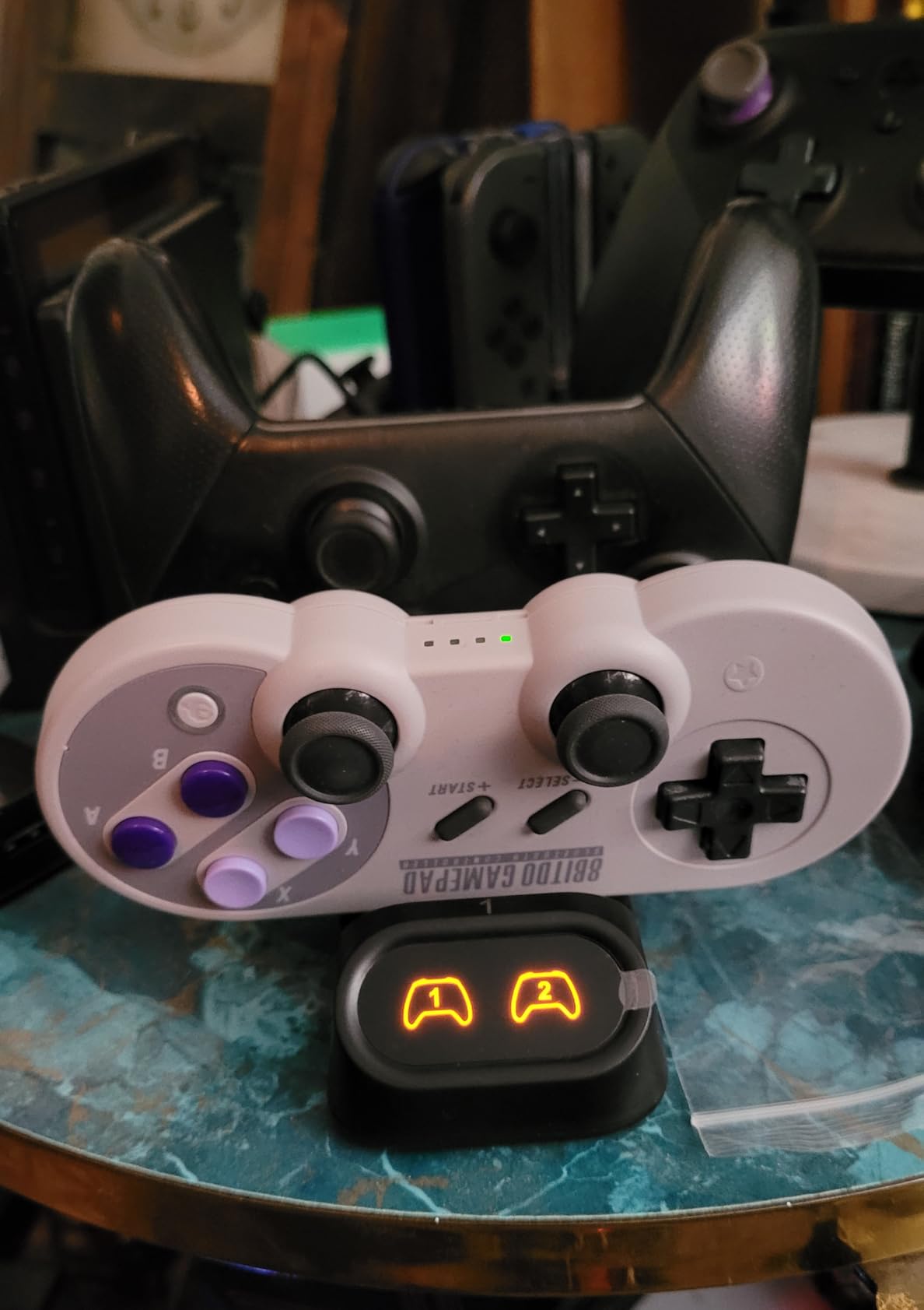 Switch 2 Pro Controller Charger Dock - Dual USB-C Charging Station for Switch Pro/PS5/Xbox Series X|S customer photo 1