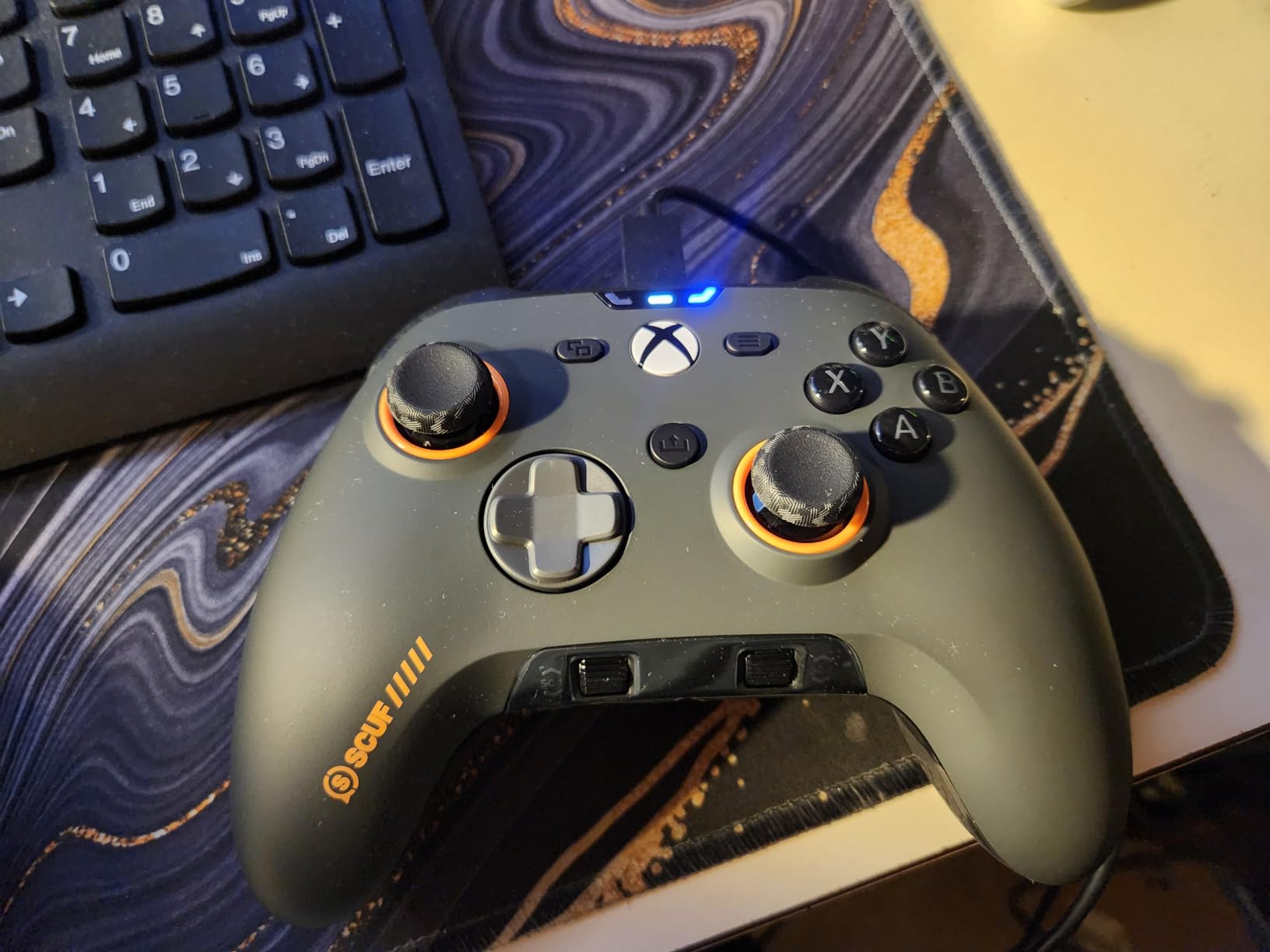 SCUF VALOR PRO Wired Performance Xbox Controller - Customizable Back Paddles, Instant Triggers, Hall Effect Thumbsticks, Audio Controls, Xbox Series X|S, Xbox One, Windows PC - Steel Gray customer photo 1