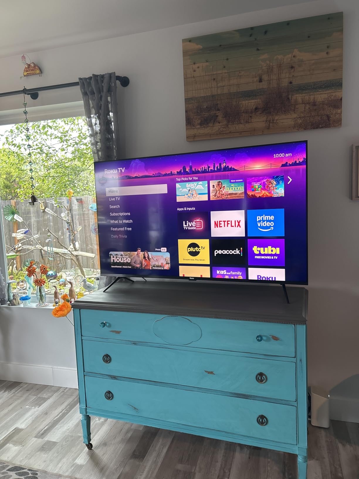 Roku Smart TV - 65-Inch Plus Series, Mini-LED TV - RokuTV with Enhanced Voice Remote - Flat Screen 4K QLED Television with Dolby Vision & Wi-Fi for Streaming Live Local News, Sports customer photo 1