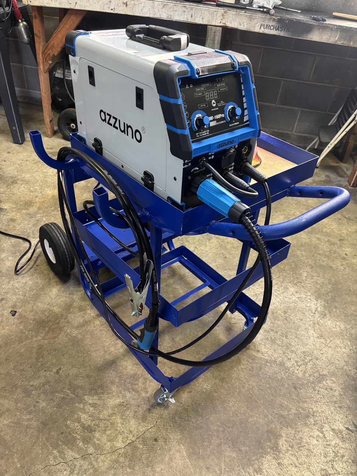 AZZUNO 200A Plasma Cutter Welder Combo, 9 in 1 Multiprocess Welder Machine Gas MIG/PULSE MIG/MAG/Flux Gasless MIG/Spool Gun Compatible/HF TIG/Stick/CUT/SPOT MIG, 110/220V Aluminum MIG Welding Machine customer photo 1