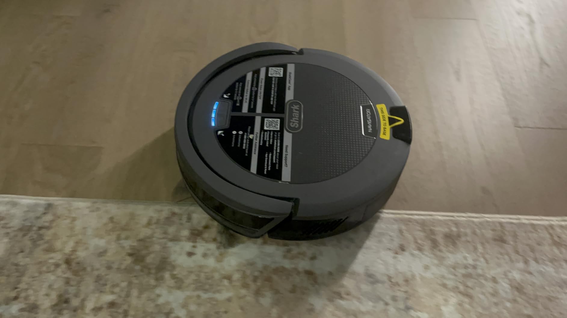 Shark Navigator Robot Vacuum and Self-Empty Base with Bagless 60-Day Capacity Self-Empty Base, SmartPath Navigation, Powerful Pet Hair Pickup, Anti-Hair Wrap, For Carpets & Hard Floors, Grey, RV2120AE customer photo 2