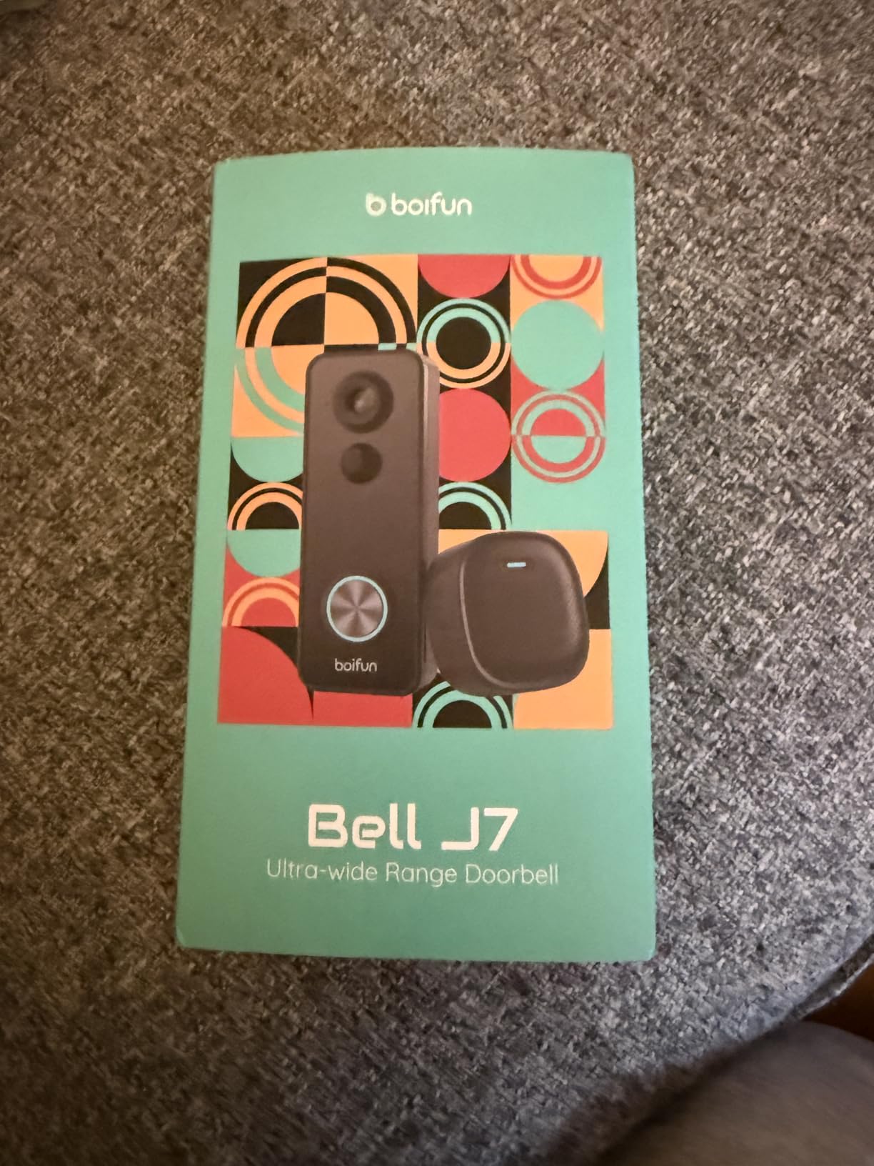 BOIFUN Video Doorbell Camera Wireless, 180° Wide View, 2K HD, No Subscription, AI Human Detection, Head-to-Toe, HDR Night Vision, Two-Way Audio, Battery Powered with Chime, 2.4 GHz Wi-Fi Only customer photo 1