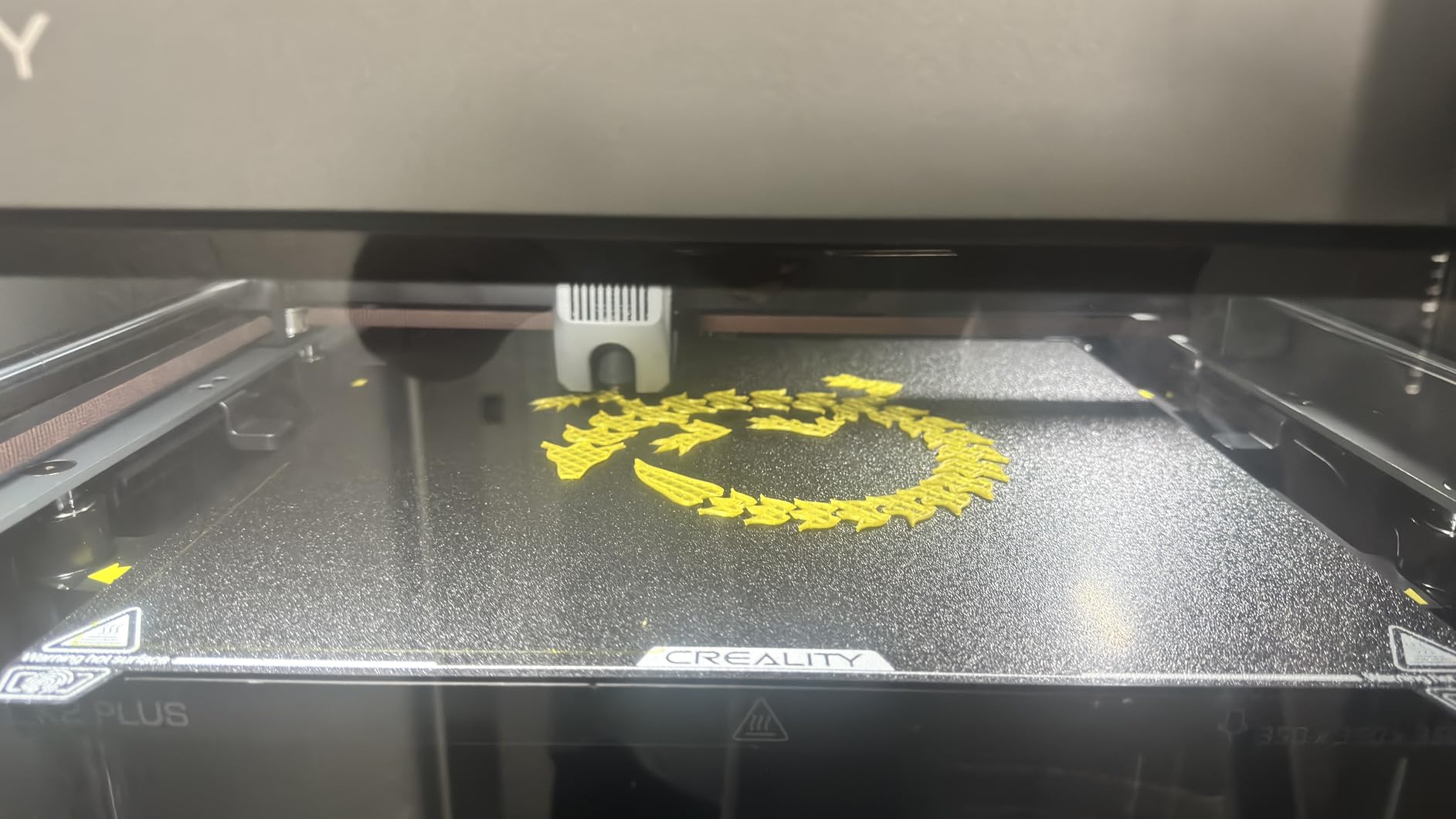 Creality K2 Plus 3D Printer, Support Multi Color Printing Needs CFS, Max 600mm/s Fast Printing, Dual AI Cameras, Full-auto Leveling, Ready-to-Use FDM 3D Printers, Large Build Volume 350x350x350mm customer photo 1