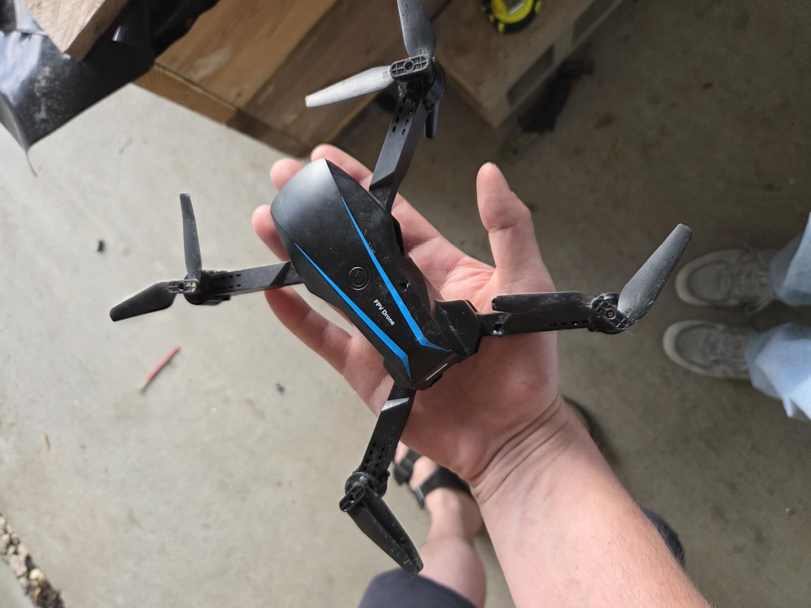 Oddire Drone with Camera - Drones for Adults, with 2 Batteries, Carrying Case, Propellers, 1080P HD Foldable Drone with Stable Hover, Trajectory Flight, Gravity Control, One Key Take Off/Land, 3D Flip customer photo 2