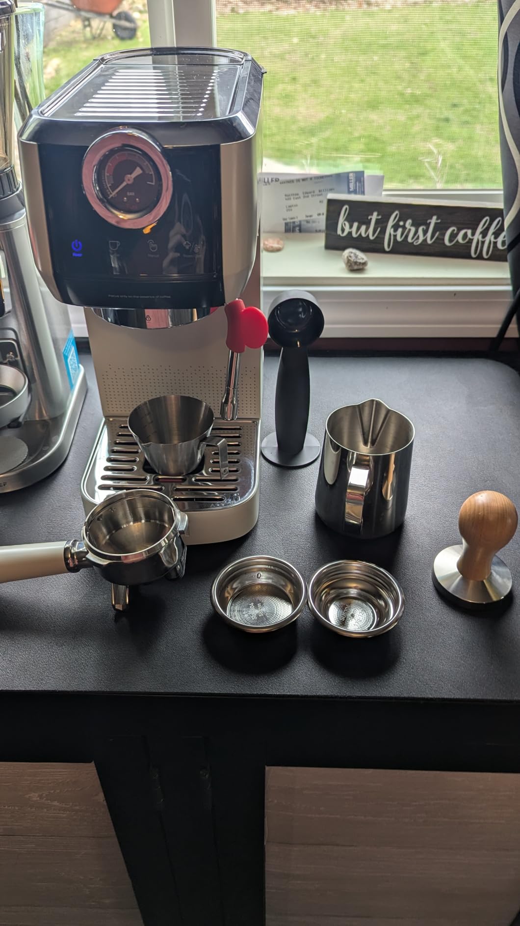 Tuni E2 58mm Espresso Machine - Dual Boiler (Immediate Milk Frothing) | PID NTC Temp Control | 20 Bar ULKA Pump | Stainless Steel Semi-Automatic Coffee Maker customer photo 1