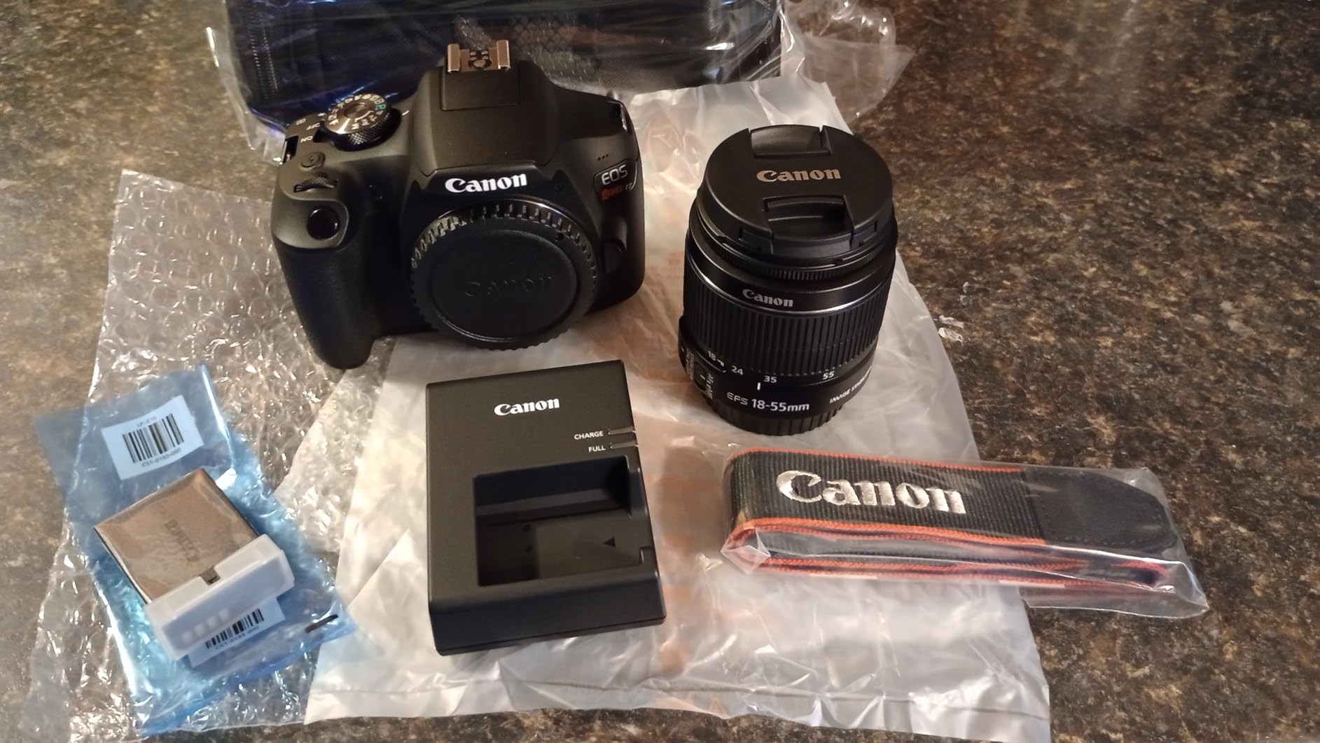 Canon EOS Rebel T7 DSLR Camera | 24.1MP APS-C CMOS Sensor with DIGIC 4+ Image Processor | Built-in Wi-Fi & NFC | EF Lens Compatible Beginner Photography Camera Kit with Shoulder Bag and 64GB Card customer photo 1