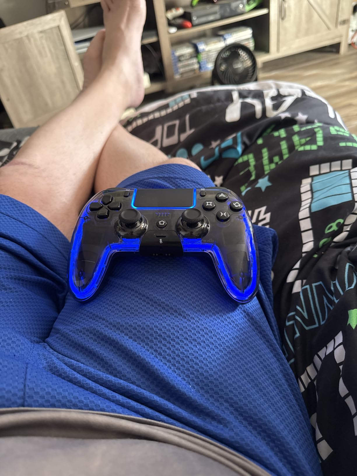 BETMI Wireless Controller for PS5, Pro/Slim/MAC/Steam Deck/PC, Hall Effect Joystick, Dual Vibration/Macro/Turbo, 3.5mm Jack, 6-Axis, Mute Key, LED Gamepad with Speaker customer photo 1