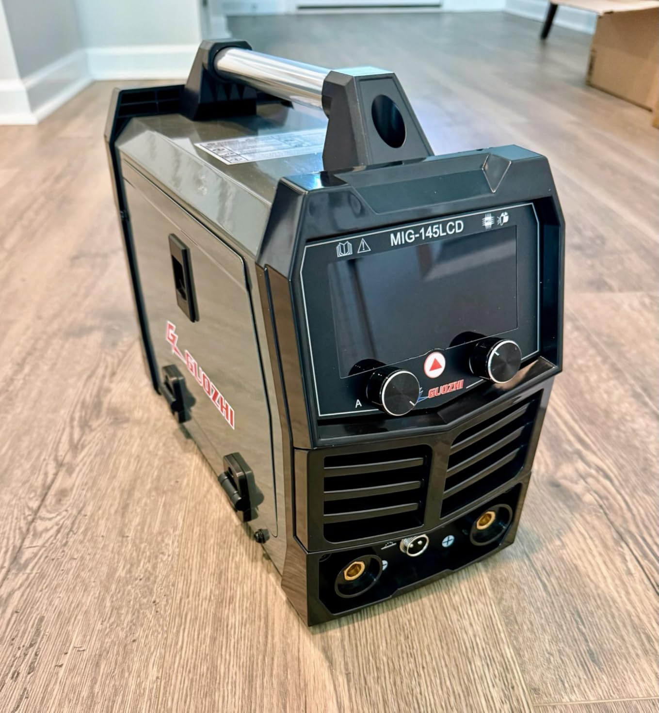 GZ GUOZHI MIG Welder 210A with Pulse, 8 in 1 Gas MIG/MAG/Gasless Flux Core MIG/Lift TIG/Stick/Spot Welding/Spool Gun, Aluminum Welding Machine 110V/220V Dual Voltage Multi-Process Welder LED Display customer photo 2