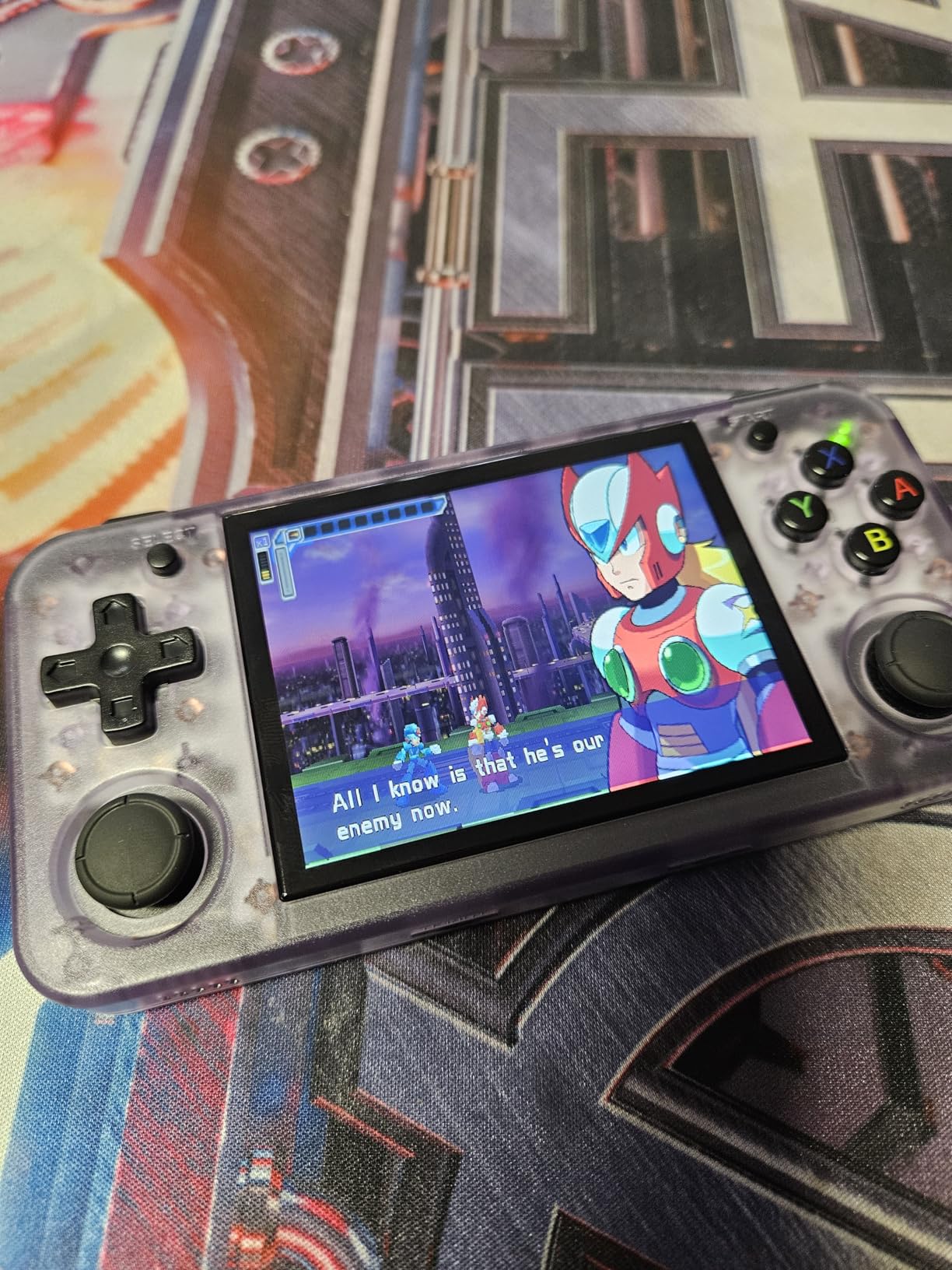 RG35XX H Anbernic Retro Handheld Gaming Console with 64G TF Card, Dual Joystick Design 3.5-inch HD Screen Lasts up to 8 Hours High-Capacity Battery customer photo 1