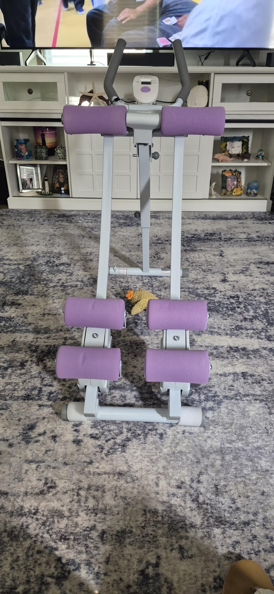 MERACH Ab Machine, Adjustable Ab Trainer Machine, AB Workout Equipment for Home Gym, Independent Dual Tracks for Mountain Climber, Foldable for Home Exercise, Load Capacity 440 LBS customer photo 1
