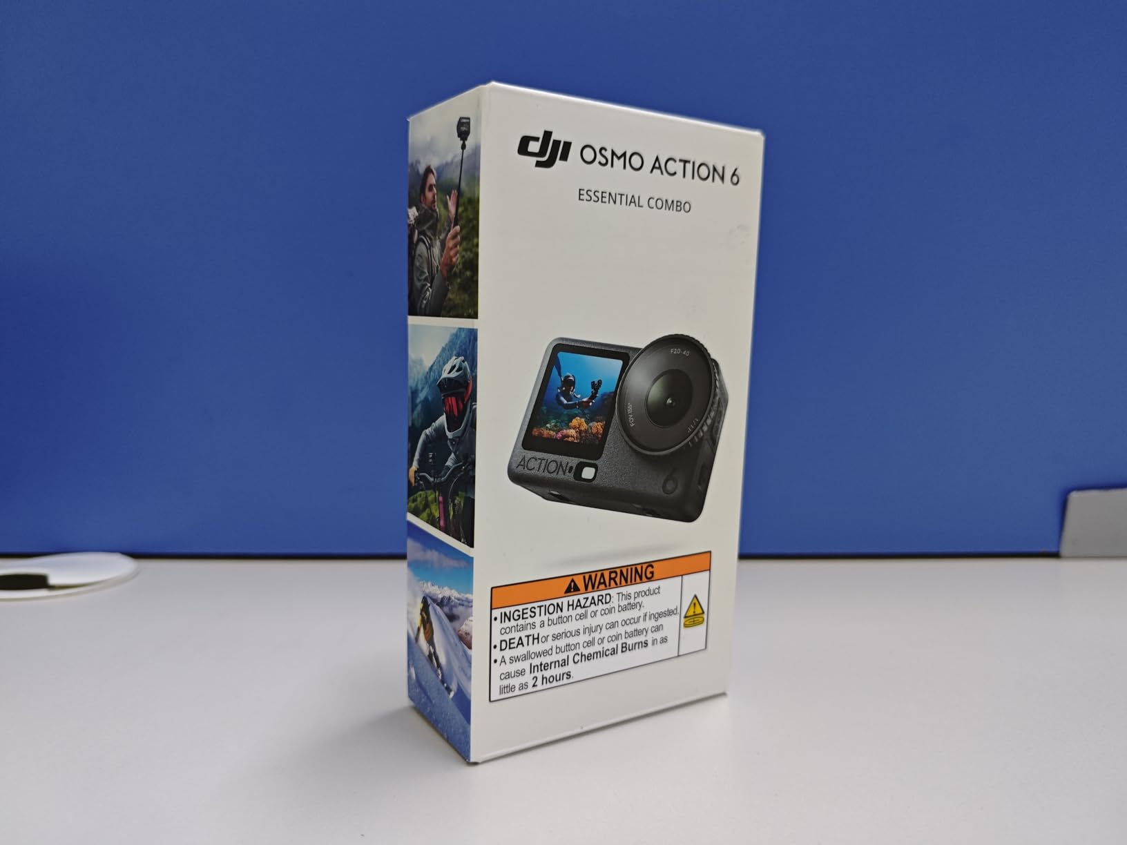 DJI Osmo Action 6 Essential Combo, 8K Waterproof Action Camera with 1/1.1