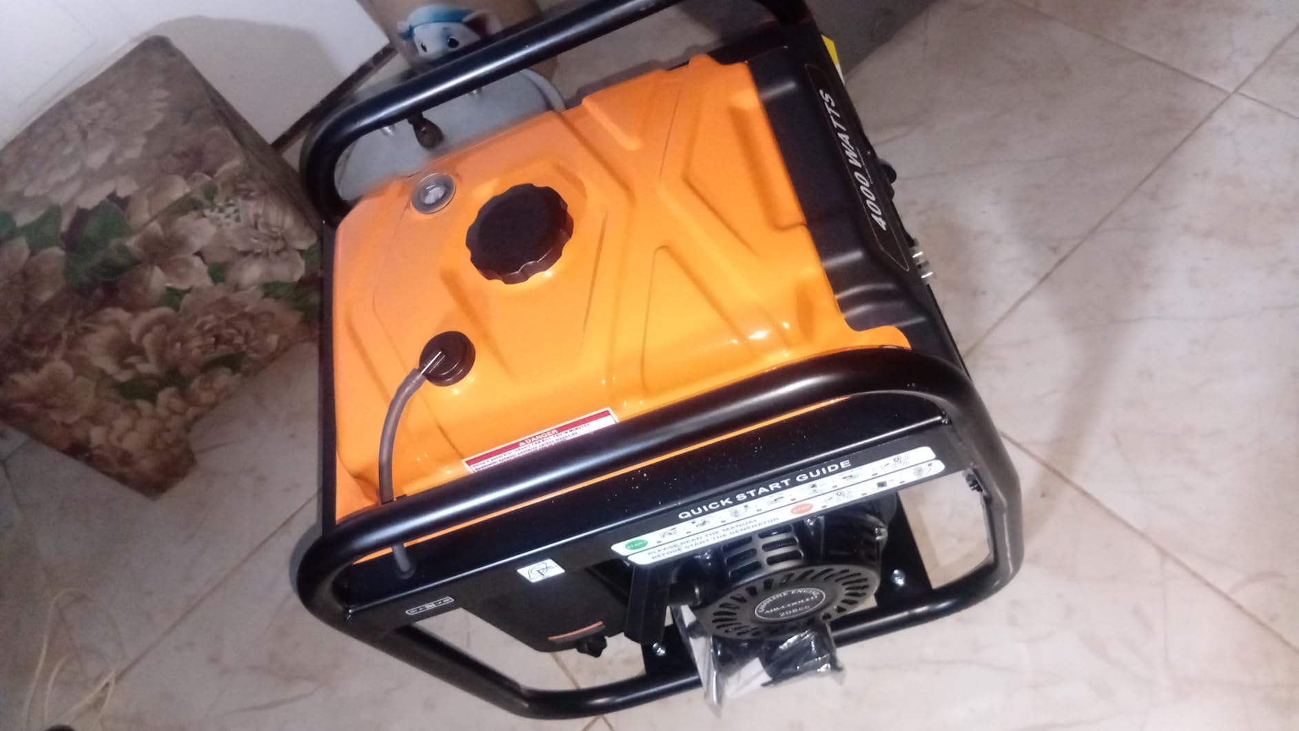Oxseryn 5000W Inverter Generator Gas Powered, Open Frame Generator, Portable Outdoor Power Equipment, Emergency Home Backup, RV Ready 30A Outlet, ECO Mode, EPA Compliant customer photo 1