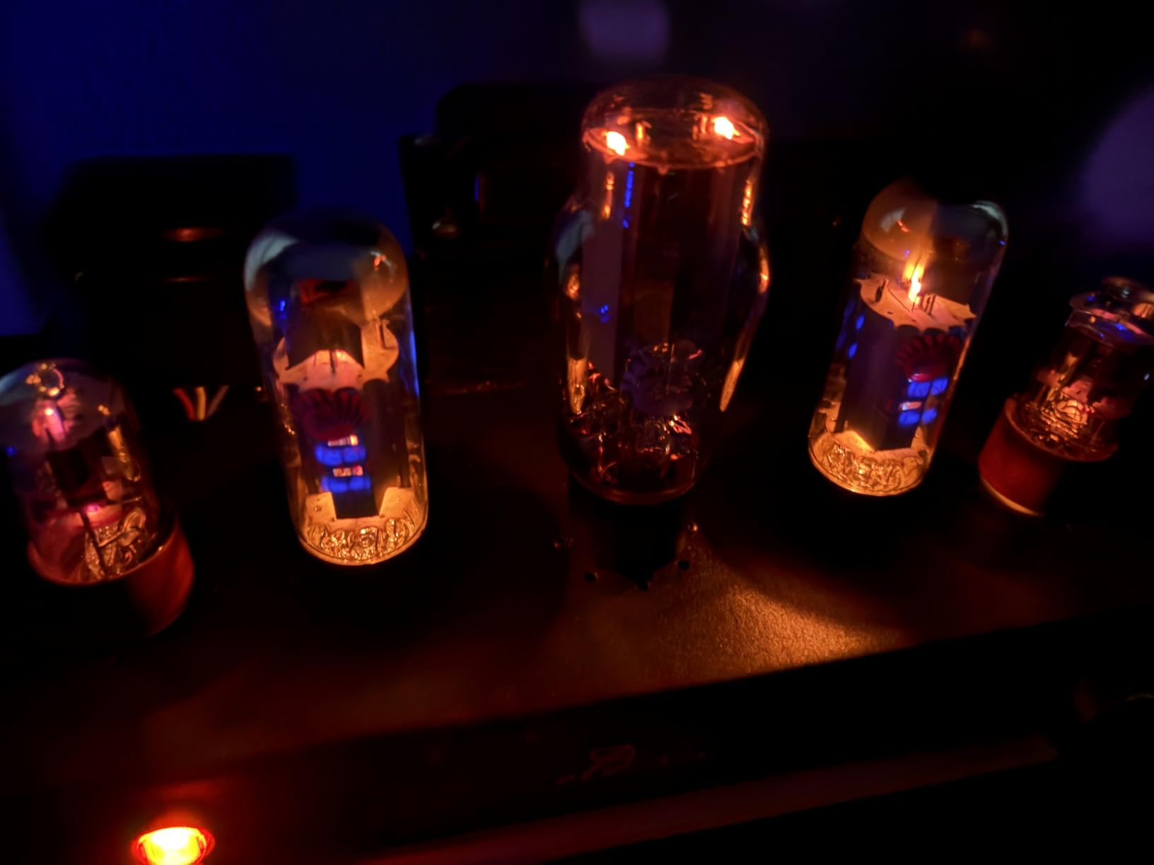 Oldchen EL34 Single-Ended Class A Tube Amplifier, Hand-Wired Point-to-Point HiFi Integrated Amplifier for Home Audio, Home Theatre Vacuum Tube Power Amplifier 10W, Black customer photo 2