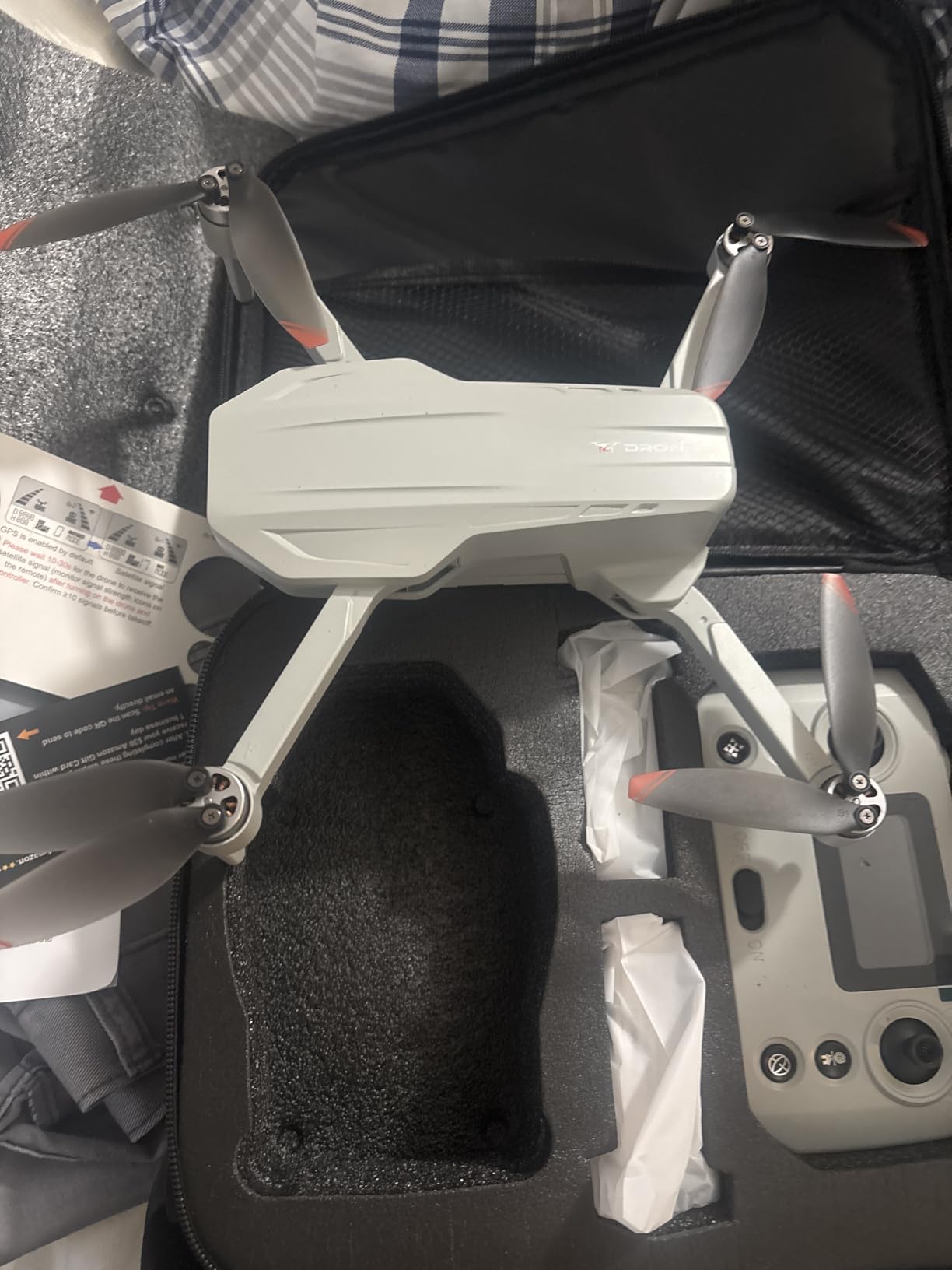 Oddire Drones with Camera for Adults 4K, GPS Auto Return, Waypoint Flight, Orbit Fly, GPS Follow, Gesture Control, Foldable Drone with Brushless Motor, 249g Light, 48 Mins Flight Time with 2 Batteries customer photo 1
