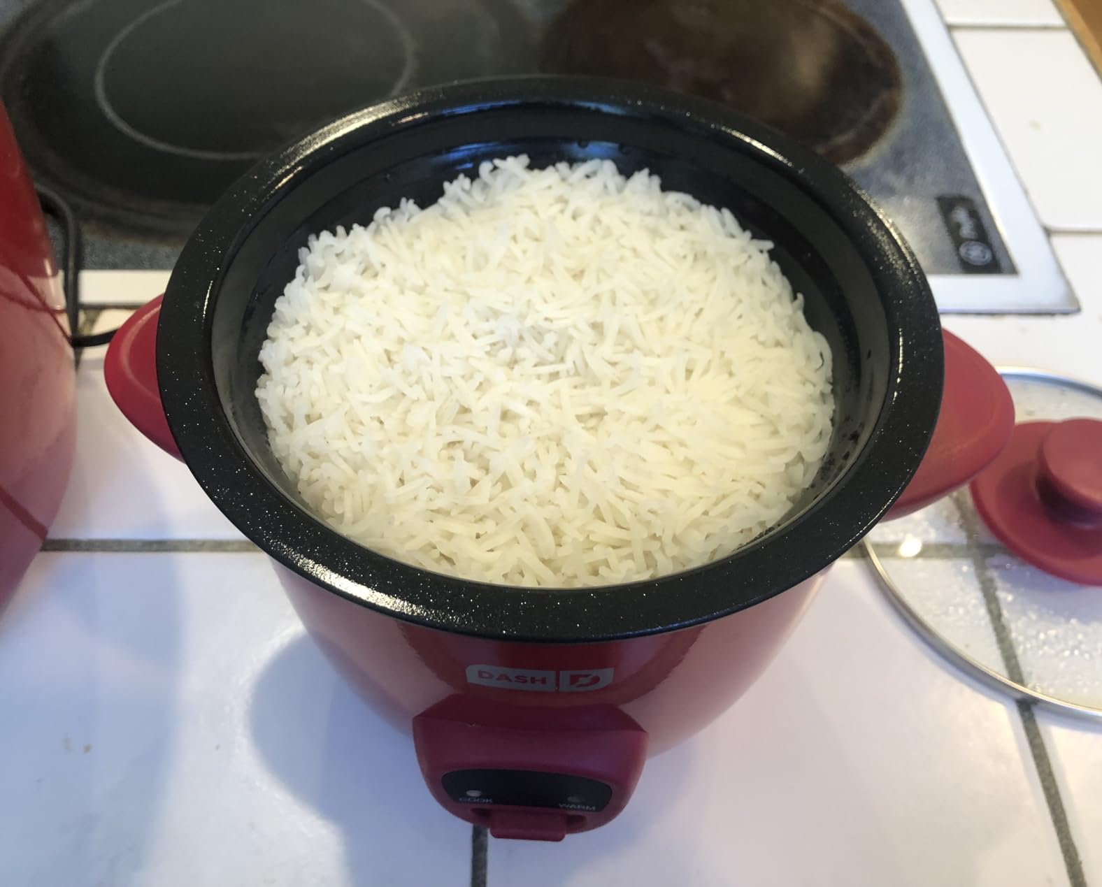 Dash Mini Ceramic Rice Cooker - Designed for Single-Serve Cooking - Compact Rice Cooker with Nonstick Removable Pot, Keep Warm Function & Easy-to-Clean Sleek Design - Black Ceramic customer photo 2