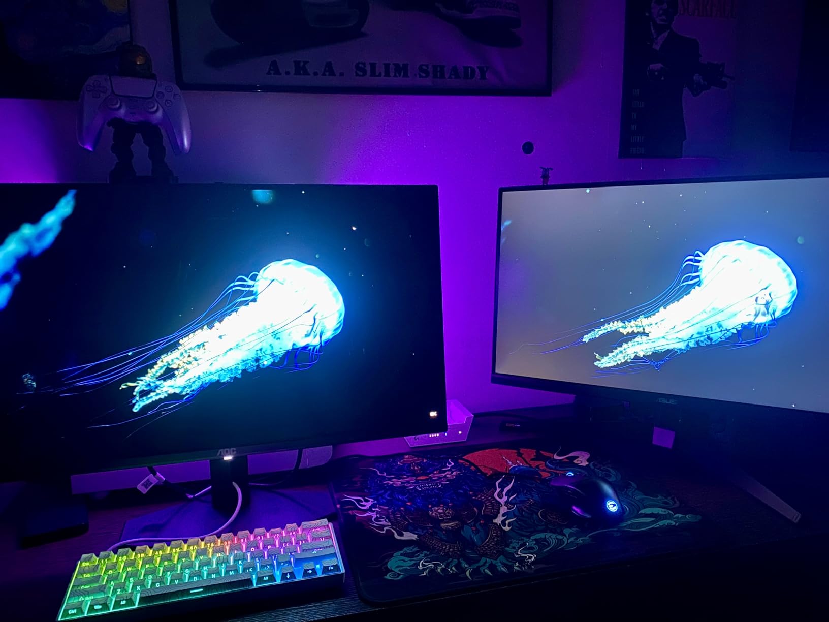 AOC 27 inch QD OLED Gaming Monitor, QHD 2560x1440, 240Hz, 0.03ms GtG, G-SYNC Compatible, HDR Ready, Q27GAZD customer photo 2