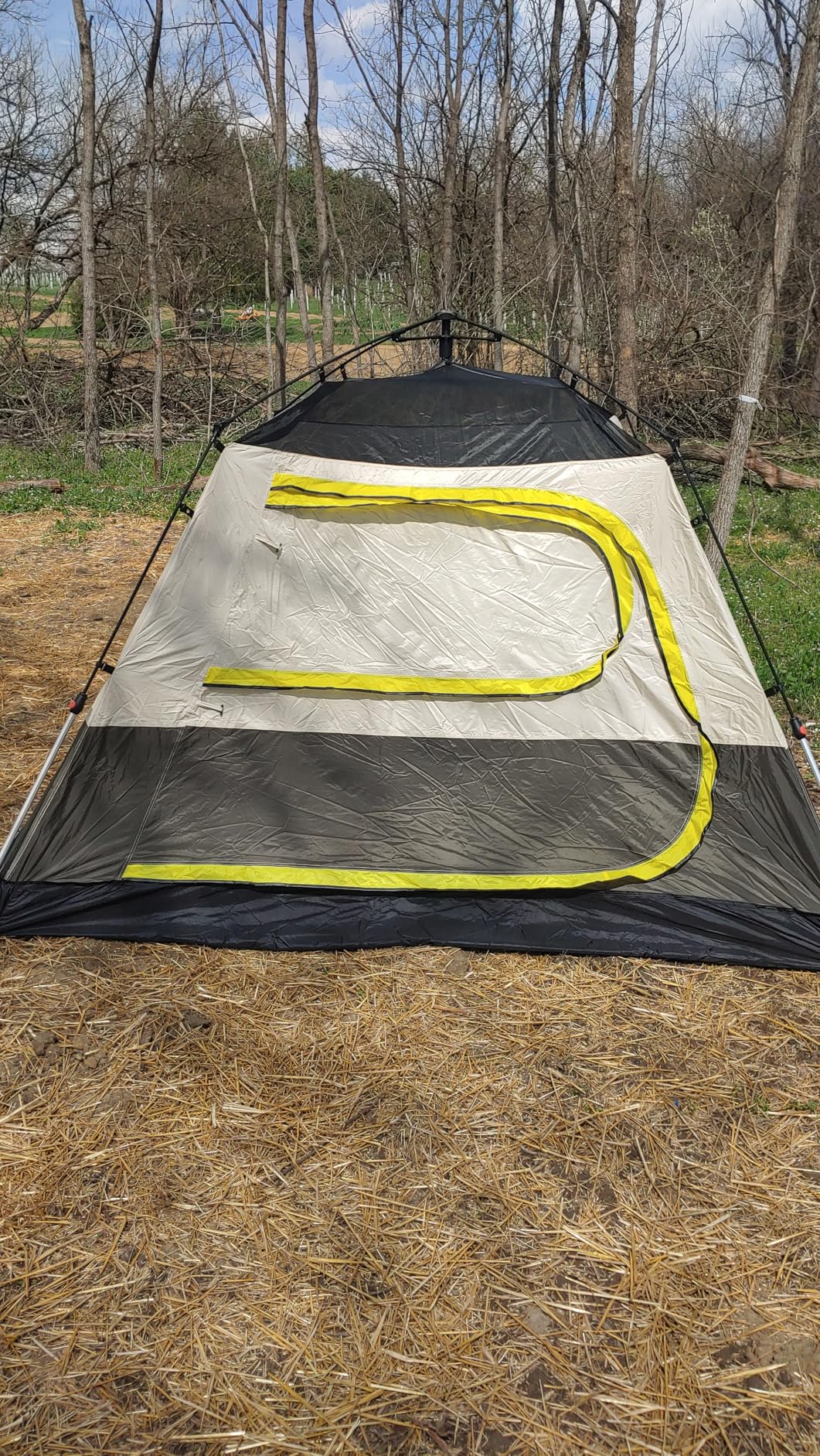 Tent 4 Person Tents for Camping - Instant Cabin Tent Setup in 50 Seconds with Rainfly & Windproof, Portable Pop Up Tents with Carry Bag for Family Outdoor Camping & Hiking customer photo 1