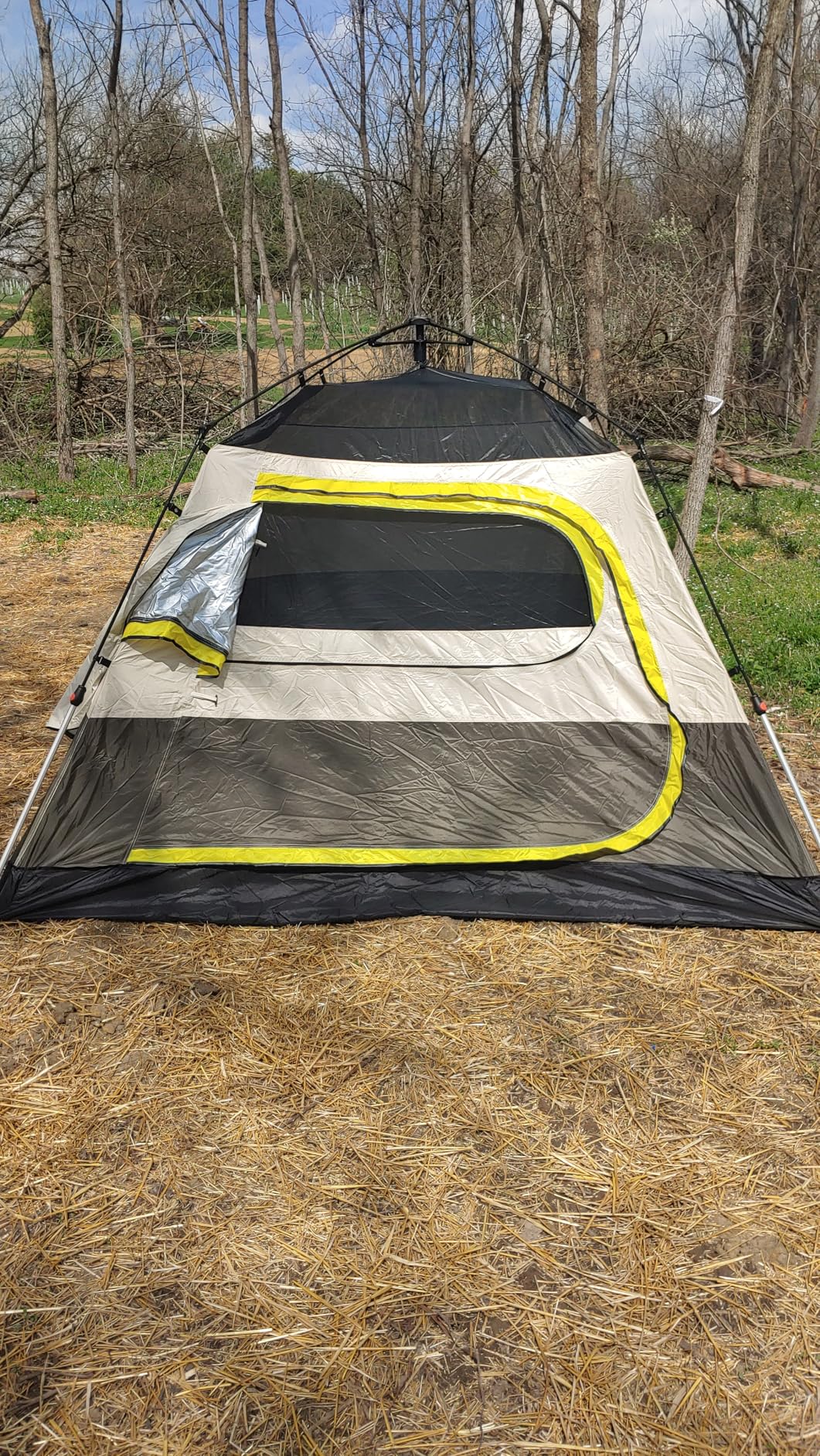 Tent 4 Person Tents for Camping - Instant Cabin Tent Setup in 50 Seconds with Rainfly & Windproof, Portable Pop Up Tents with Carry Bag for Family Outdoor Camping & Hiking customer photo 2