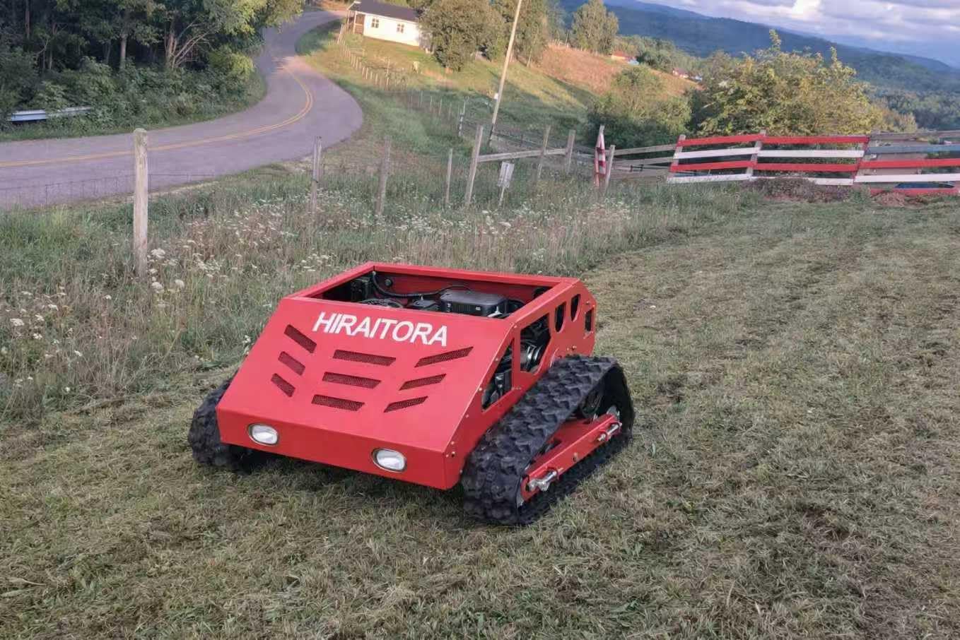 Remote Control Lawn Mower, 9HP Gas Powered 45° Slope-Capable Tracked Mower, All-Terrain Hillside Mowing Machine for Professional Landscaping customer photo 1