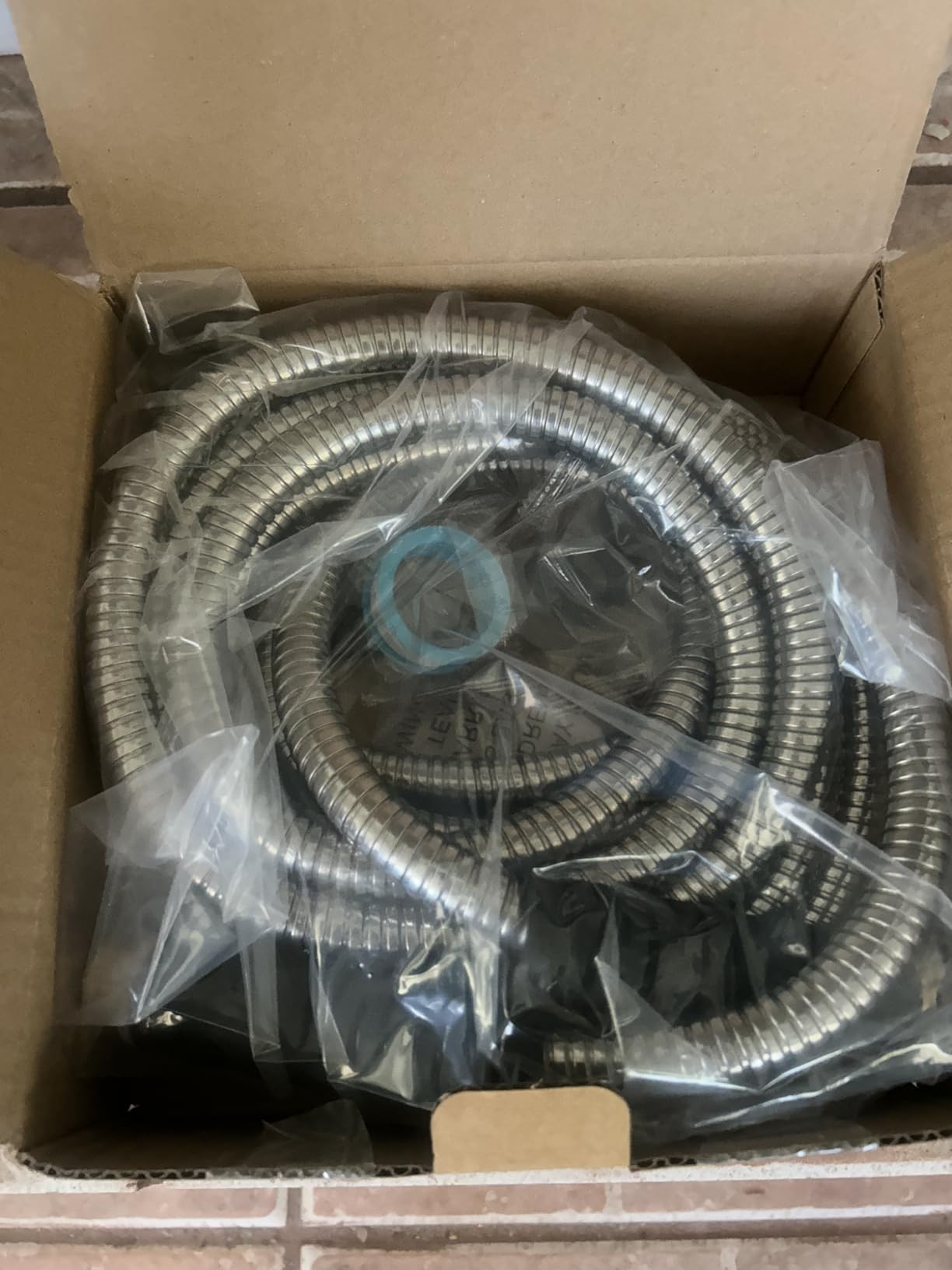 50FT Garden Hose -2026 Newly Upgraded Expandable Garden Hoses with 10 Function Spray Nozzle, Extra Strength Fabric, Pure Brass 3/4'' Fittings, Leak-Proof, Lightweight, Kink-Free Hose(Gray Blue) customer photo 1