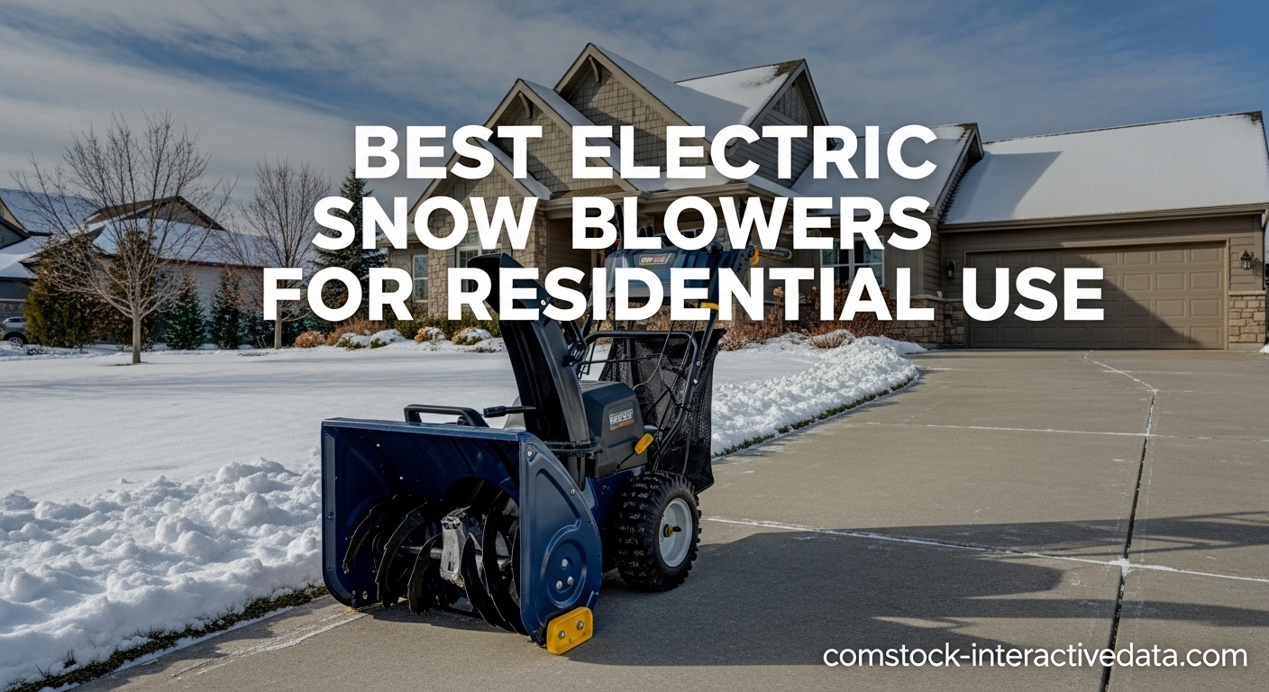 Best Electric Snow Blowers For Residential Use