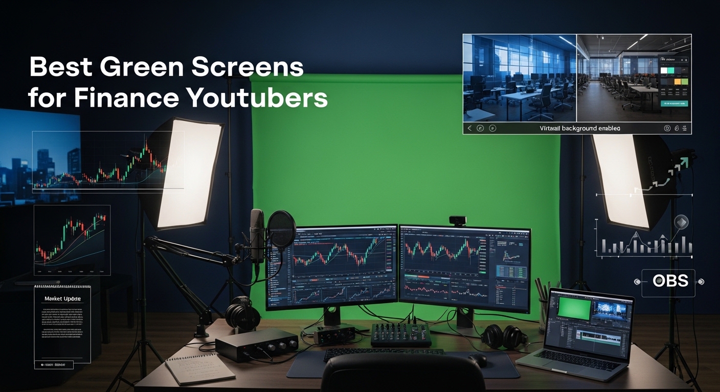 Best Green Screens for Finance YouTubers