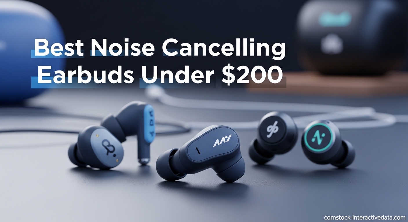 Best Noise Cancelling Earbuds Under $200