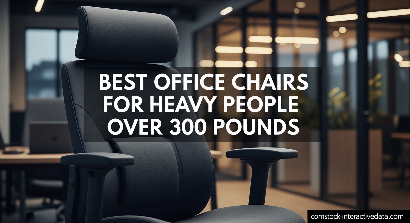 Best Office Chairs for Heavy People Over 300 Pounds