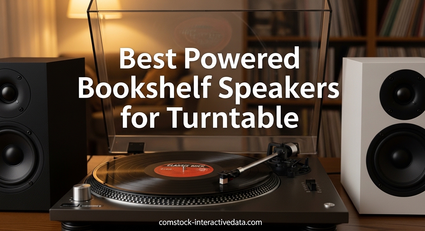 Best Powered Bookshelf Speakers for Turntables