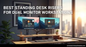 Best Standing Desk Risers for Dual Monitor Workstations