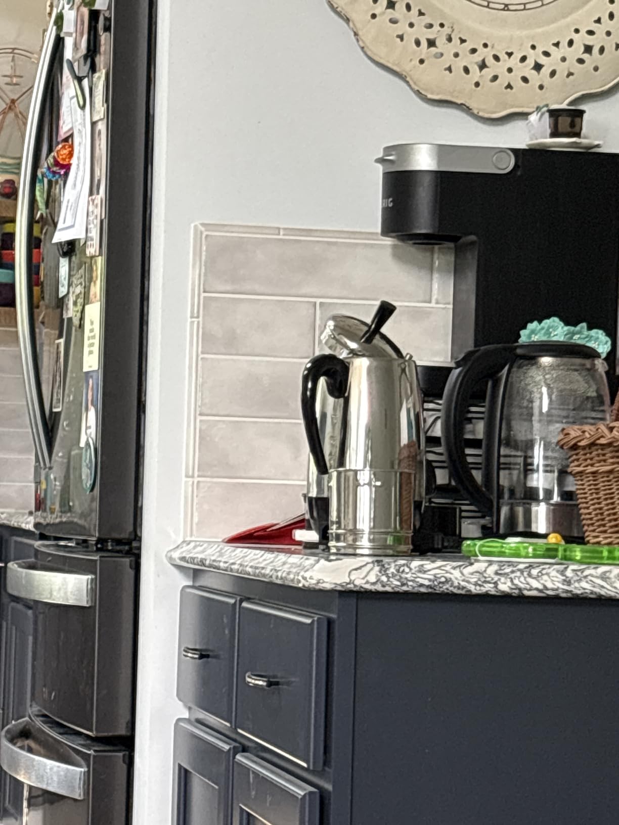 Farberware Electric Coffee Percolator, Stainless Steel Basket, Automatic Keep Warm, No-Drip Spout, 8 Cup customer photo 1