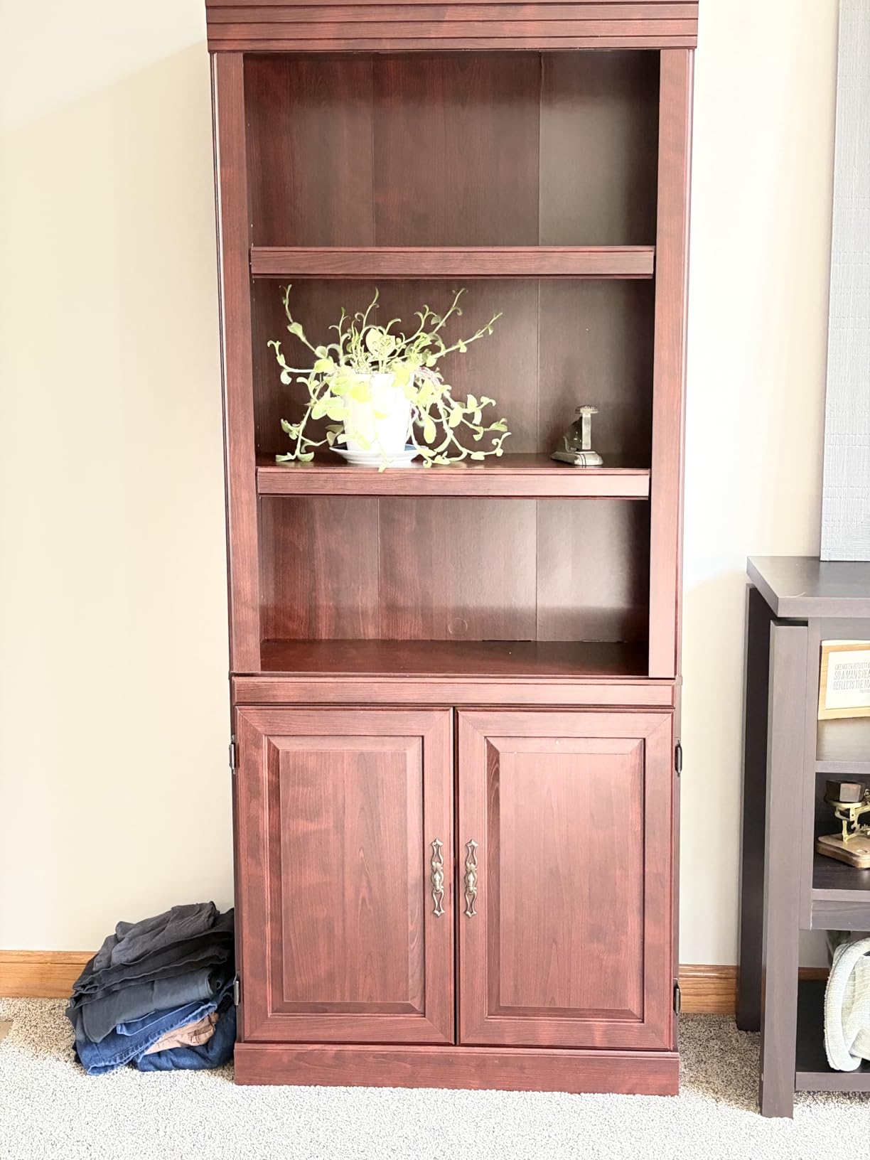 Sauder Heritage Hill Library/Book Shelf, Classic Cherry finish customer photo 2