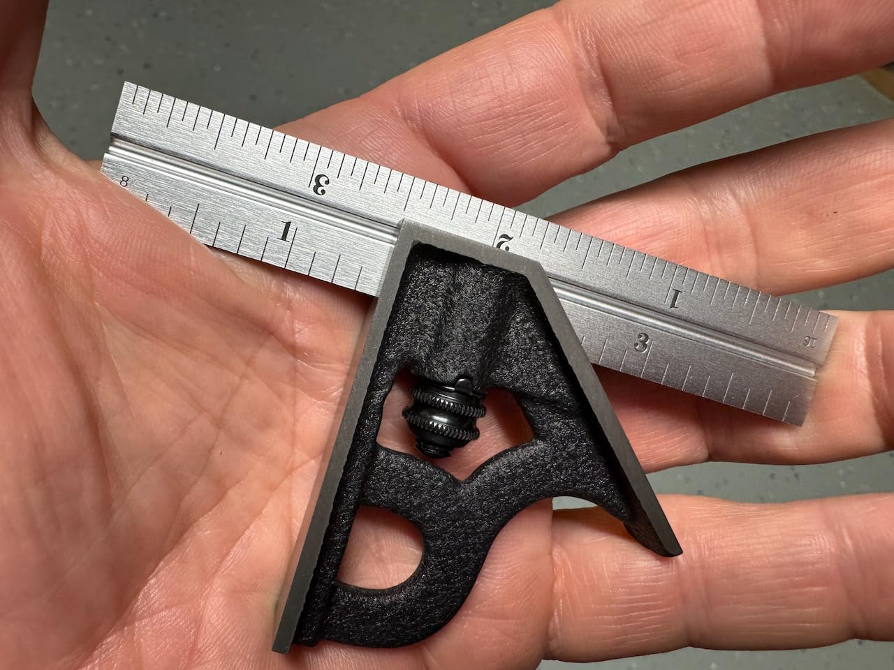Starrett Steel Combination Square with Square Head - 12