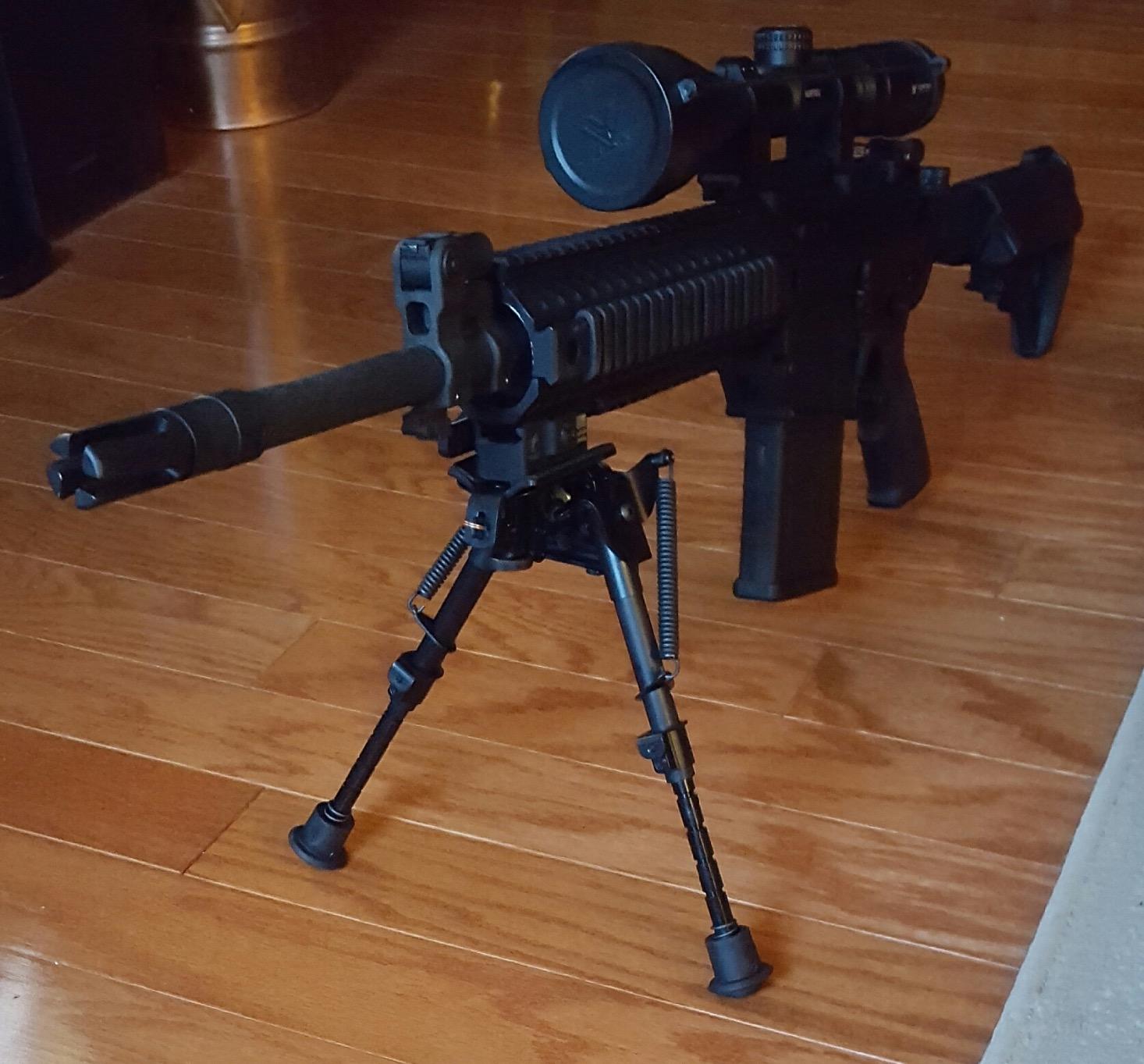 Harris Engineering S-BRM Hinged Base 6-9-Inch BiPod, Black customer photo 1