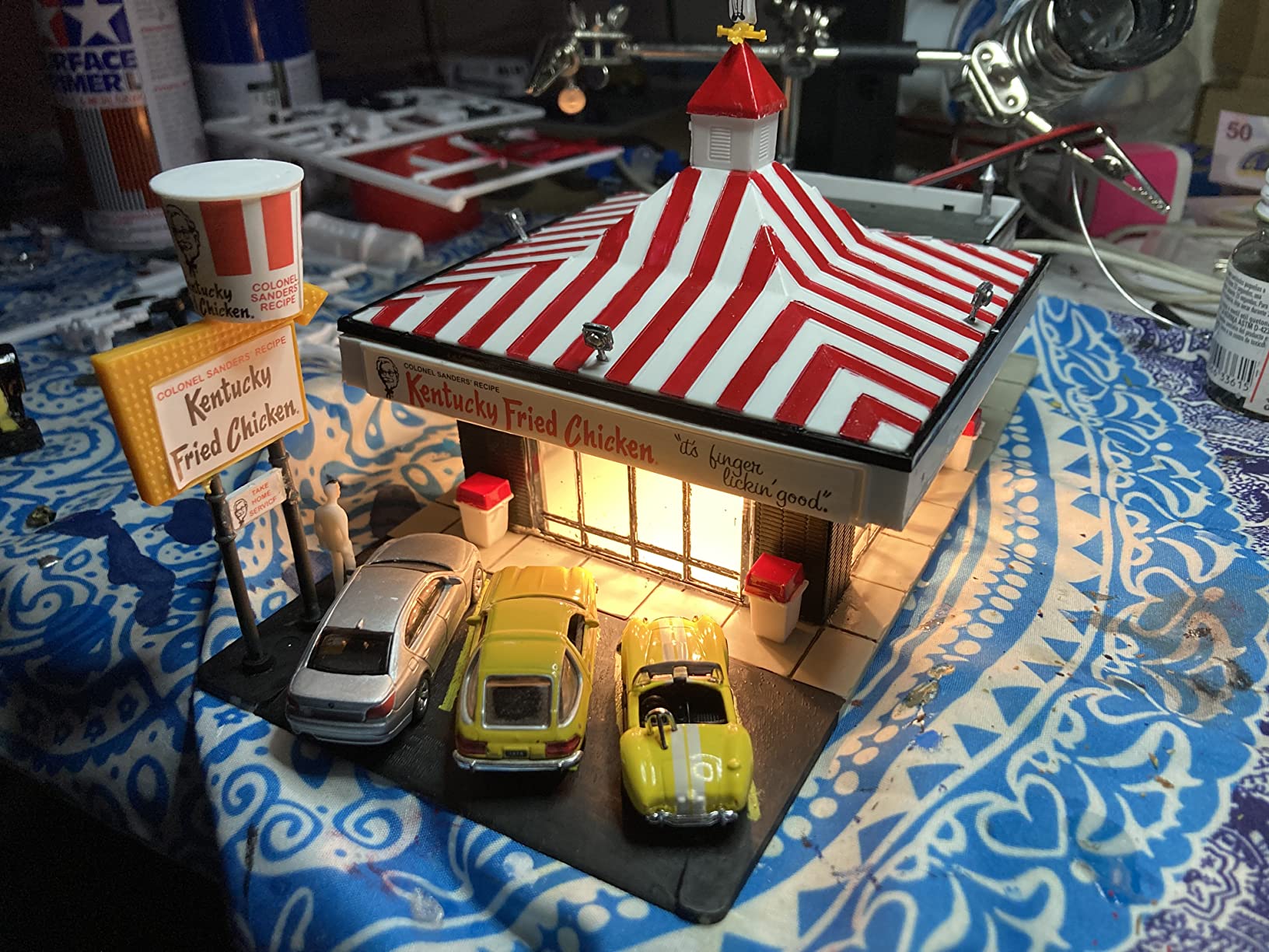 Life-Like Trains HO Scale Building Kits - Kentucky Fried Chicken Drive-in customer photo 1