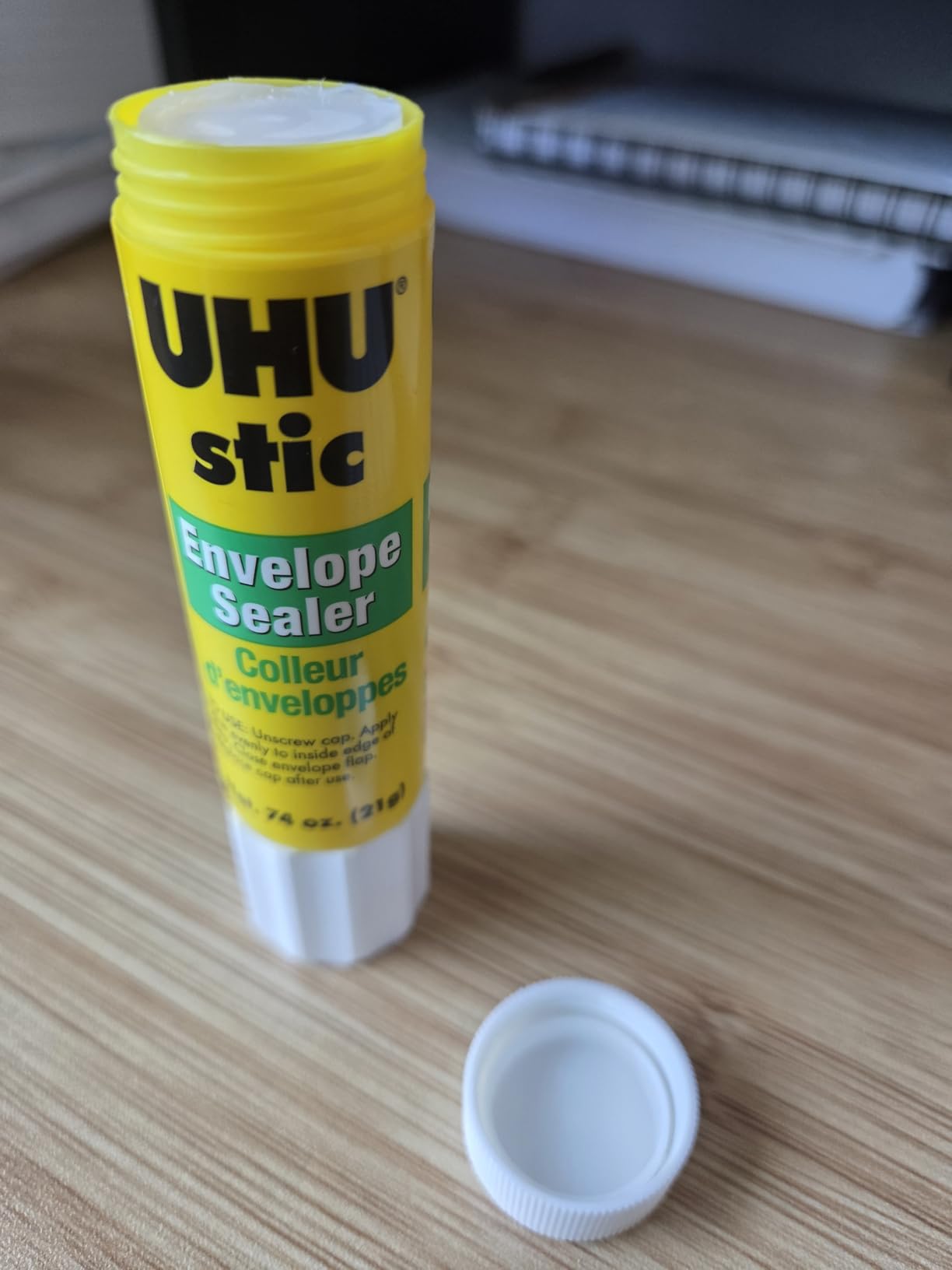 UHU Stic Envelope Sealer Glue Stick (0.74oz): No Lick, Fast-Drying Adhesive for 1,000+ Envelopes - Washable, Non-Toxic & Acid-Free - Precision Tip for Invitations, Office Mail, Crafts, Card Making customer photo 1