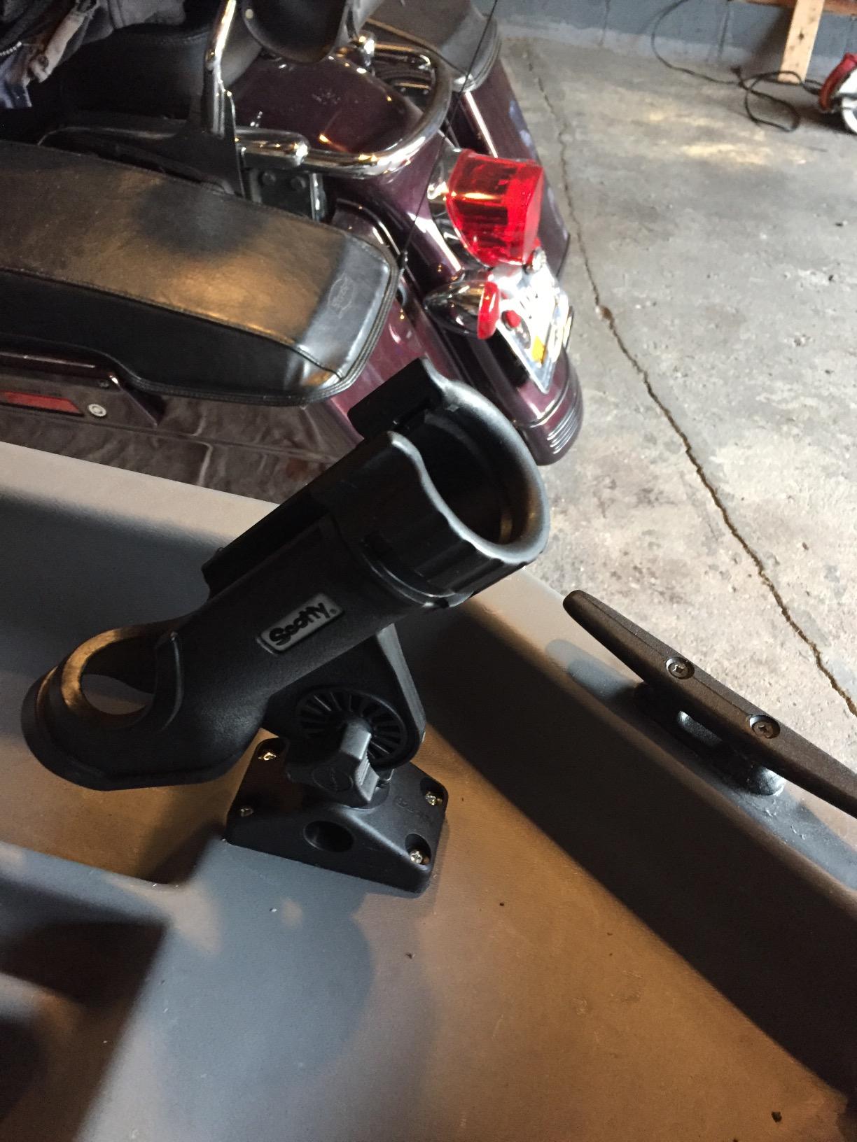 Scotty #230-BK Powerlock Black Rod Holder with #241 Side Deck Mount customer photo 2