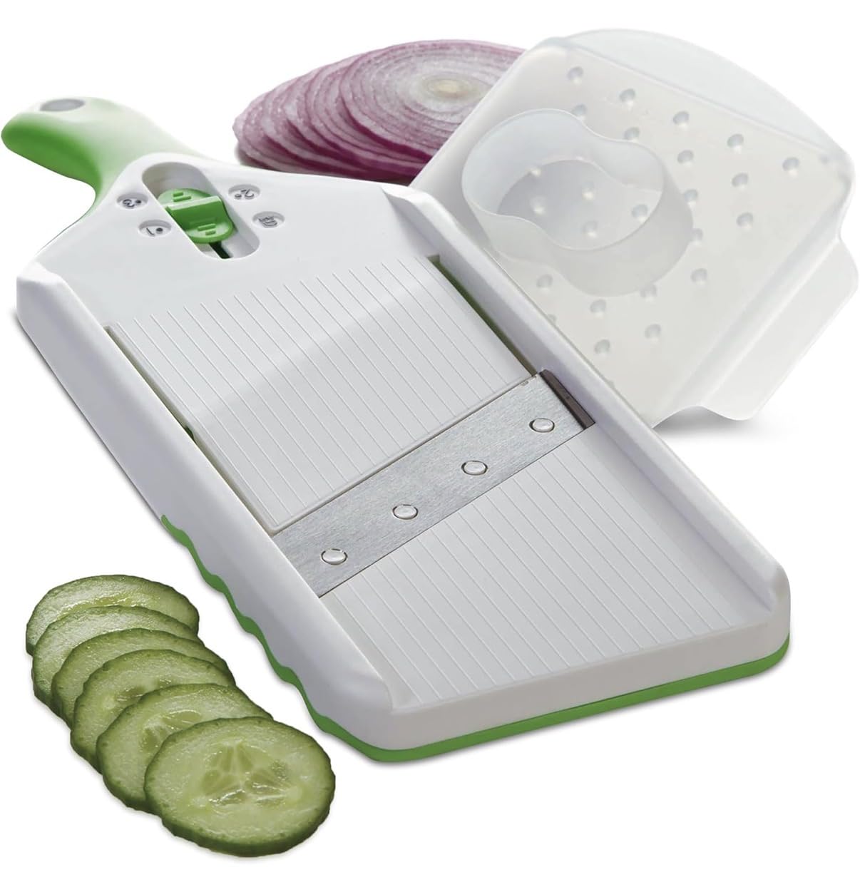 PrepSolutions Adjust-A-Slice Mandoline Slicer, Green customer photo 1