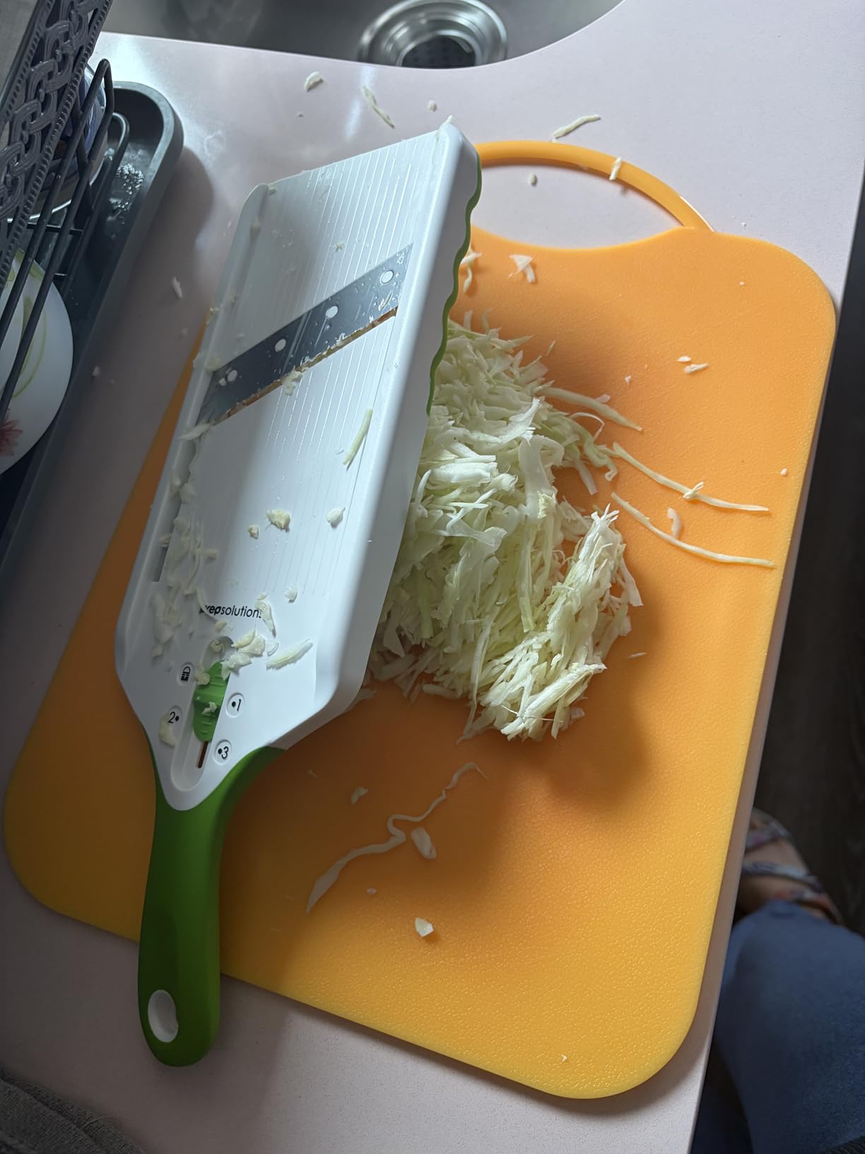 PrepSolutions Adjust-A-Slice Mandoline Slicer, Green customer photo 2