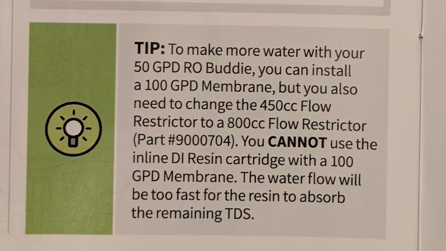 Aquatic Life RO Buddie 4-Stage Aquarium Water Filter System, Reverse Osmosis RO/DI Filtration Unit for Fish Tank, Fountains, and More, 50 GPD (Gallons Per Day) customer photo 2