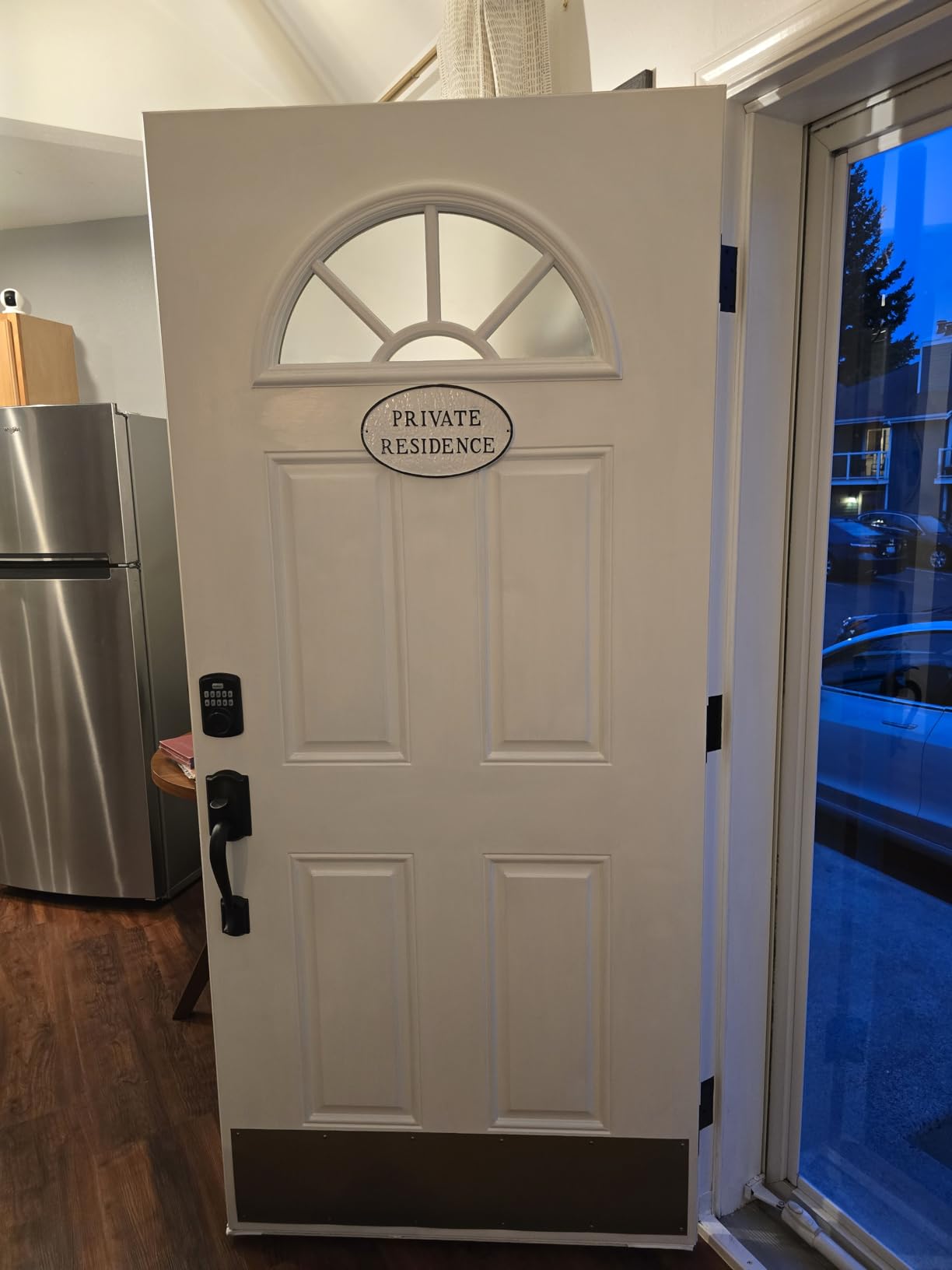 Schlage FE285 CAM 716 GEO Camelot Front Entry Handleset with Georgian Knob, Lower Half Grip, Aged Bronze customer photo 1