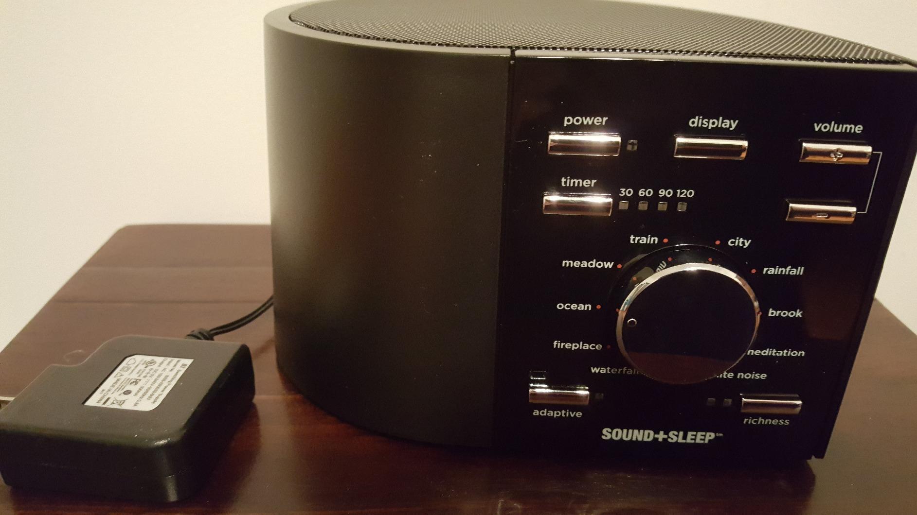 Adaptive Sound Technologies Sound + Sleep - White Noise Machine for Focus Support - Convenient Sleep Timer - Built-in Headphone Jack - Precision Volume Settings - Speech Privacy - Black customer photo 1