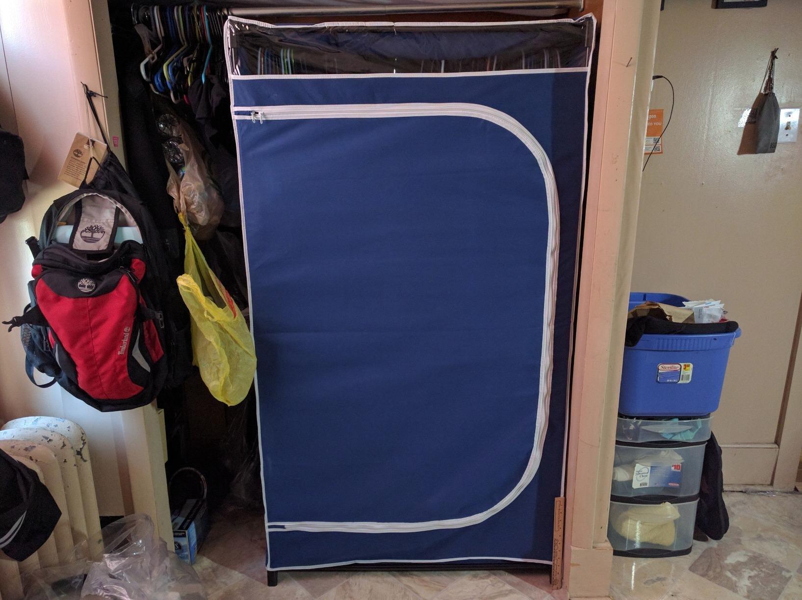 Whitmor 60-inch Extra-Wide Clothes Closet, 60