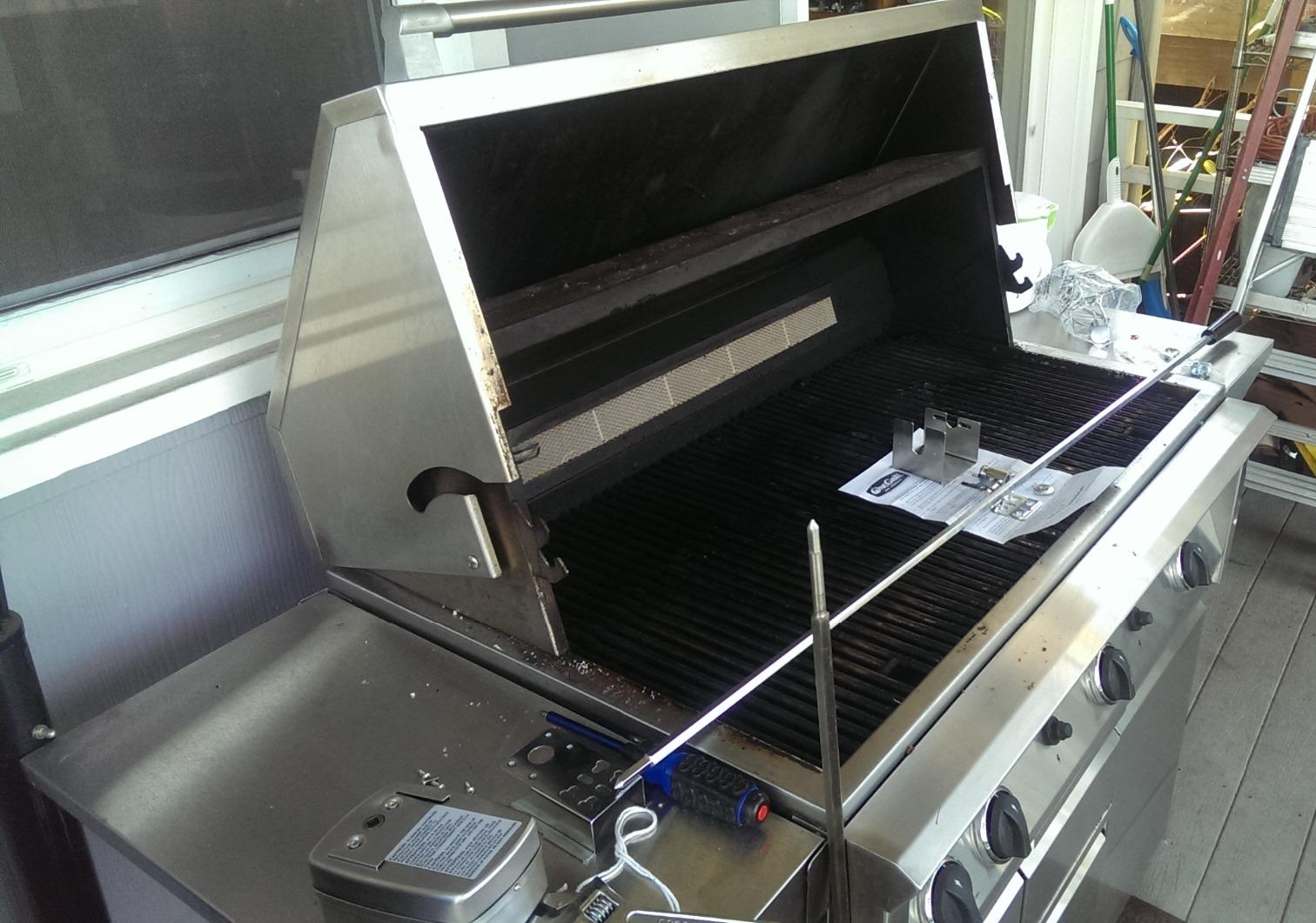 OneGrill 4PM05 Stainless Steel Grill Rotisserie Motor - Electric 13 Watt 110/120 Volt - 72 in./lbs Stall Torque - 5/16 Inch Square Drive - 3 Inch Bracket Fitment customer photo 2