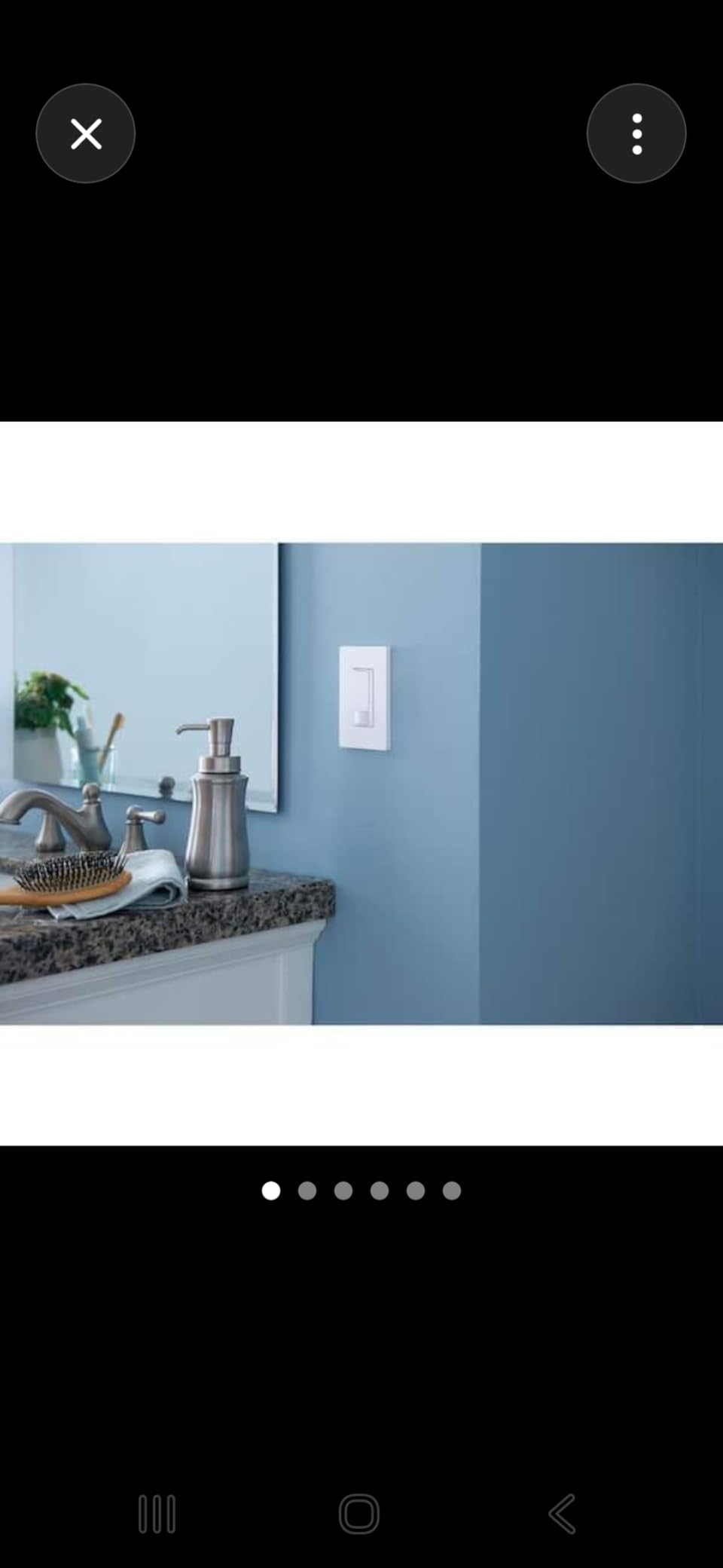 Lutron Maestro Motion Sensor Light Switch Indoor for Bathroom, Garage, Laundry Room, Any Bulbs, Occupancy and Vacancy Sensor, Single-Pole, MS-OPS2-WH, White customer photo 2