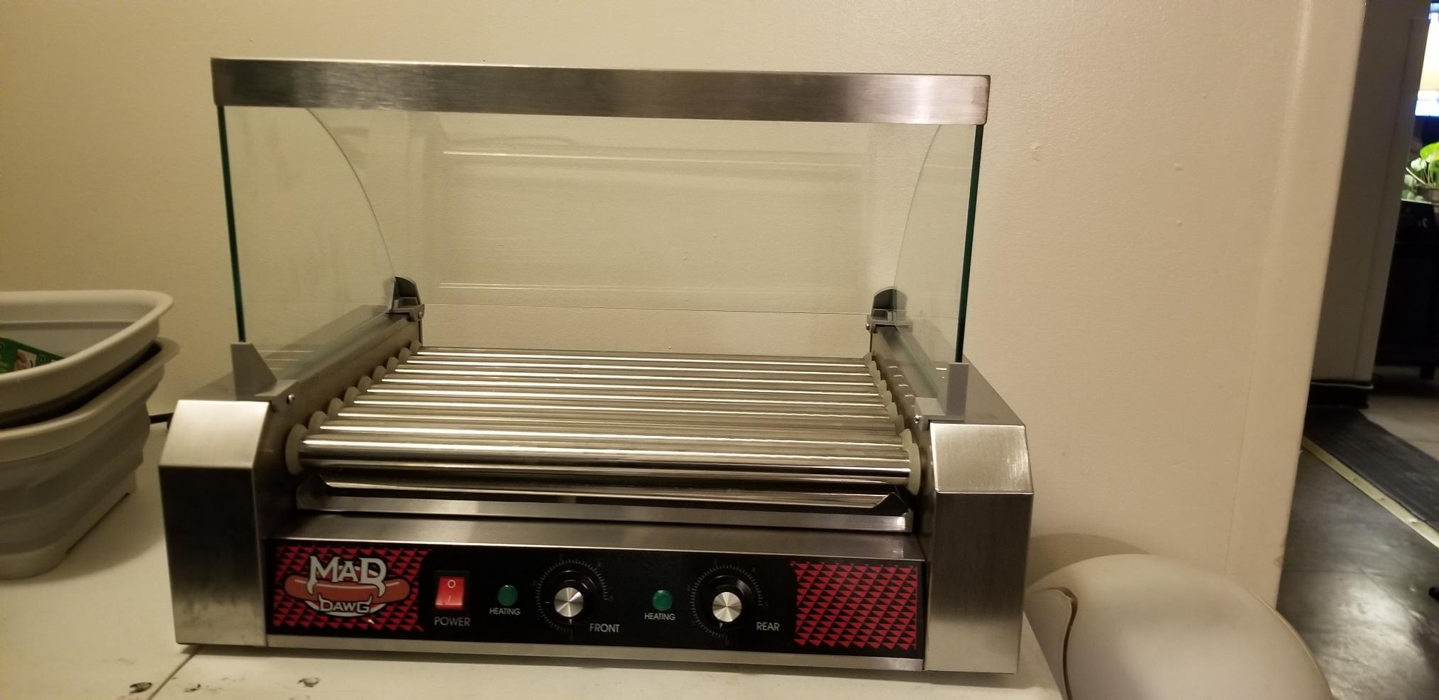 Hot Dog Roller Machine - Stainless-Steel Cooker with 9 Rollers - Cooks 24 Hot Dogs - Concession Stand Supplies by Great Northern Popcorn customer photo 2