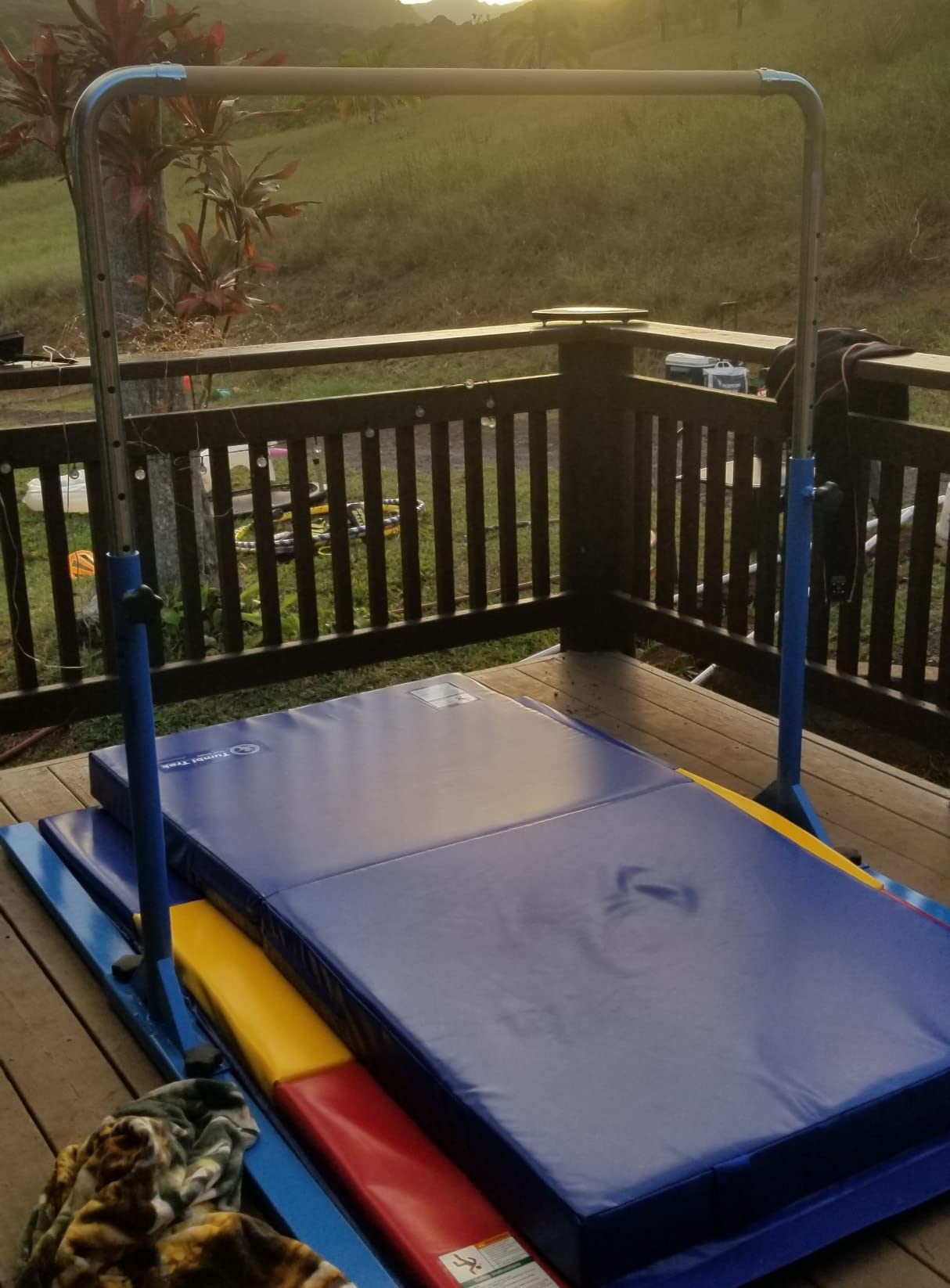 Tumbl Trak Jr. Bar PRO Adjustable Height Horizontal Gymnastics Kip Bar for the Gym or Home customer photo 1