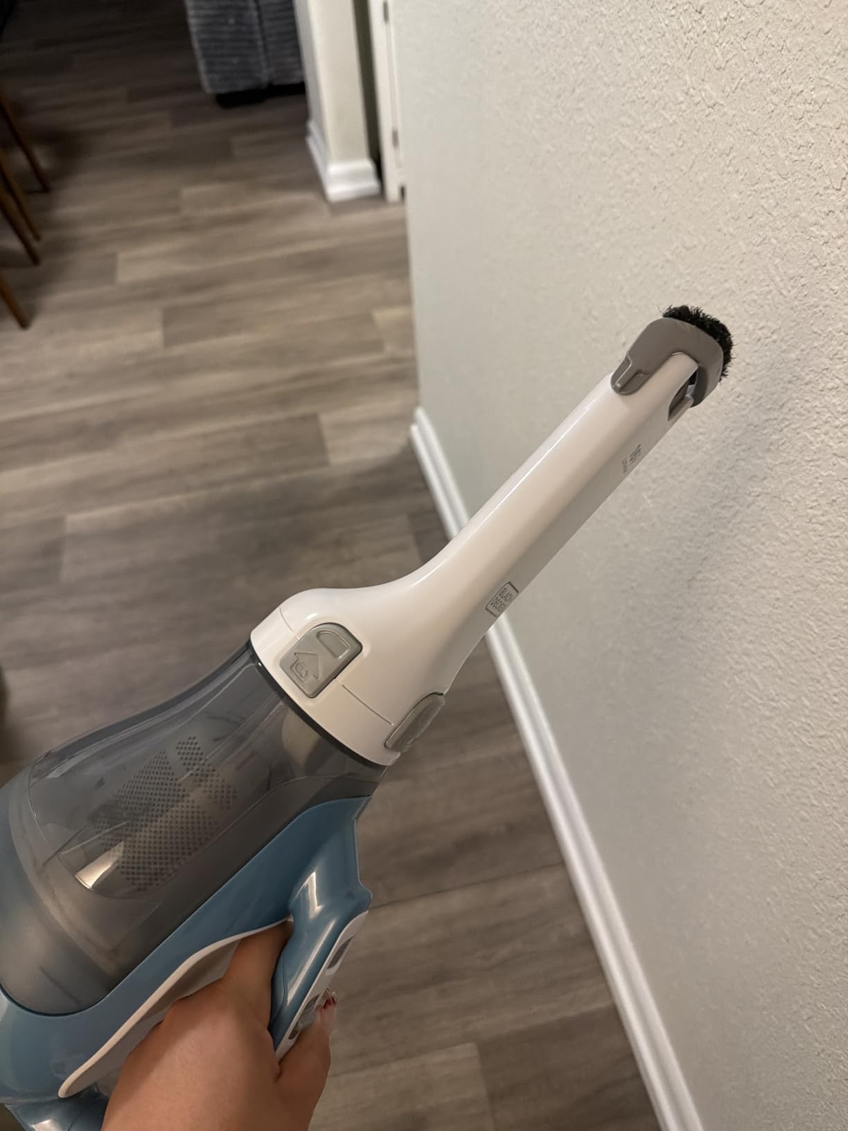 Black+Decker Dustbuster AdvancedClean Handheld Vacuum Cordless, Compact Home and Car Vacuum with Crevice Tool, Rotating Nozzle and Charging Station customer photo 1